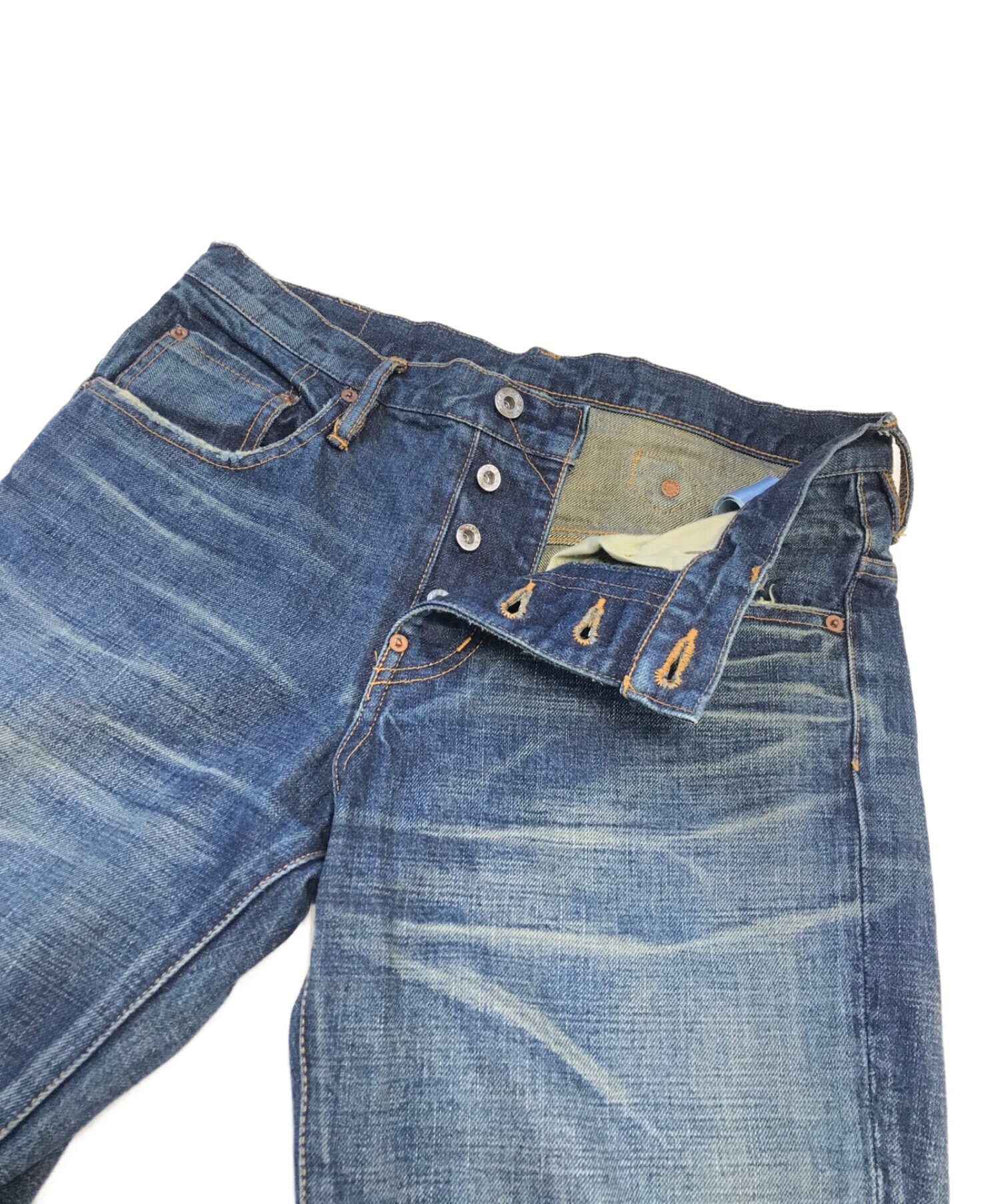 SUGARHILL OILED FADE BELL BOTTOM PANTS SUGARHILL Faded Bell Bottom