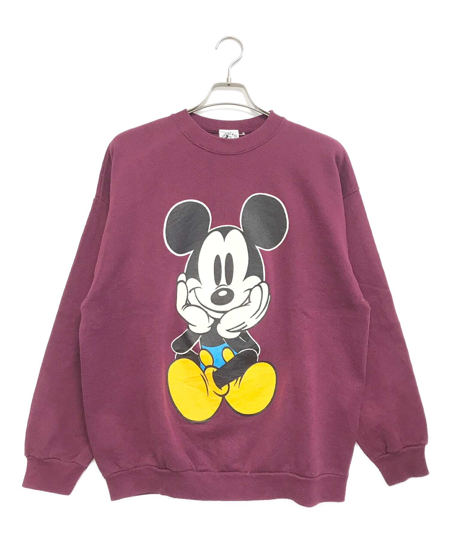 中古・古着通販】MICKEY&CO (ミッキー&コー) 両面プリントスウェット 赤珊瑚