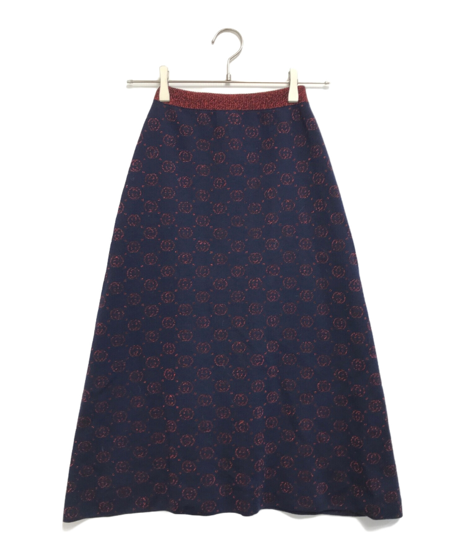 中古・古着通販】GUCCI (グッチ) インターロッキングGニットスカート  