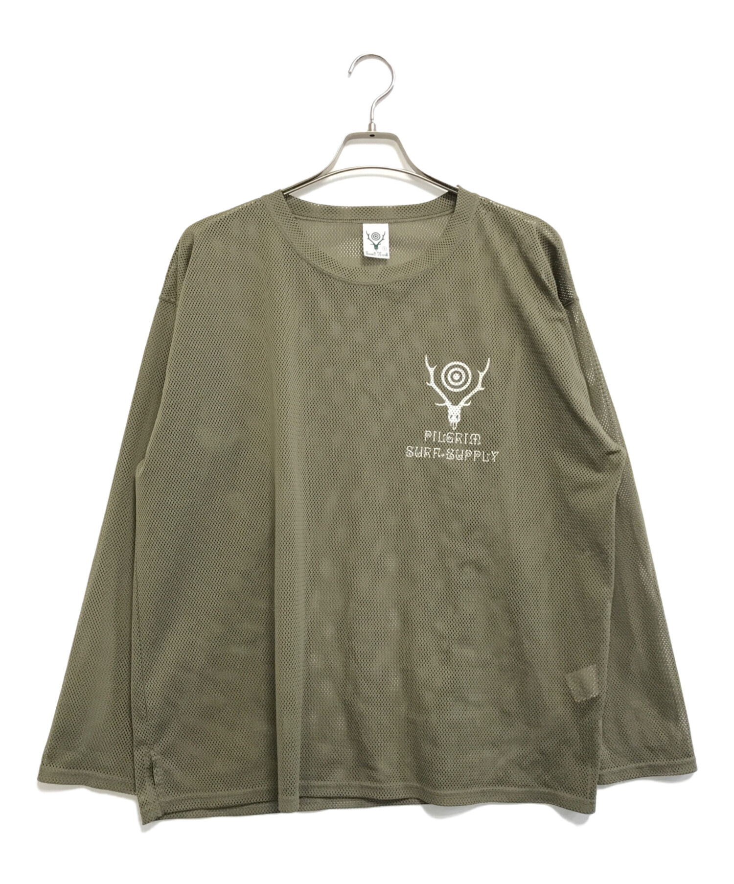 South2 West8 メッシュ長袖カットソー Sサイズ south2west8 メッシュ 長袖カットソー