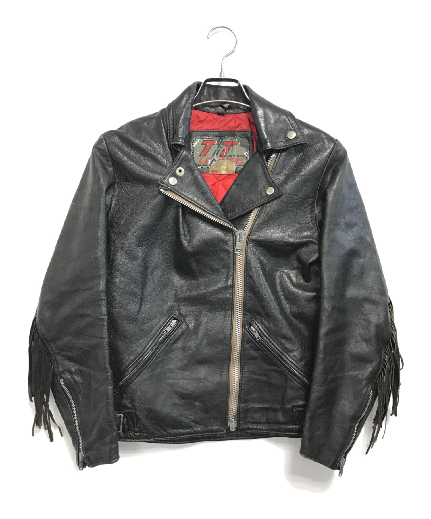 中古・古着通販】TT LEATHERS (ティティレザー) ダブルライダース 