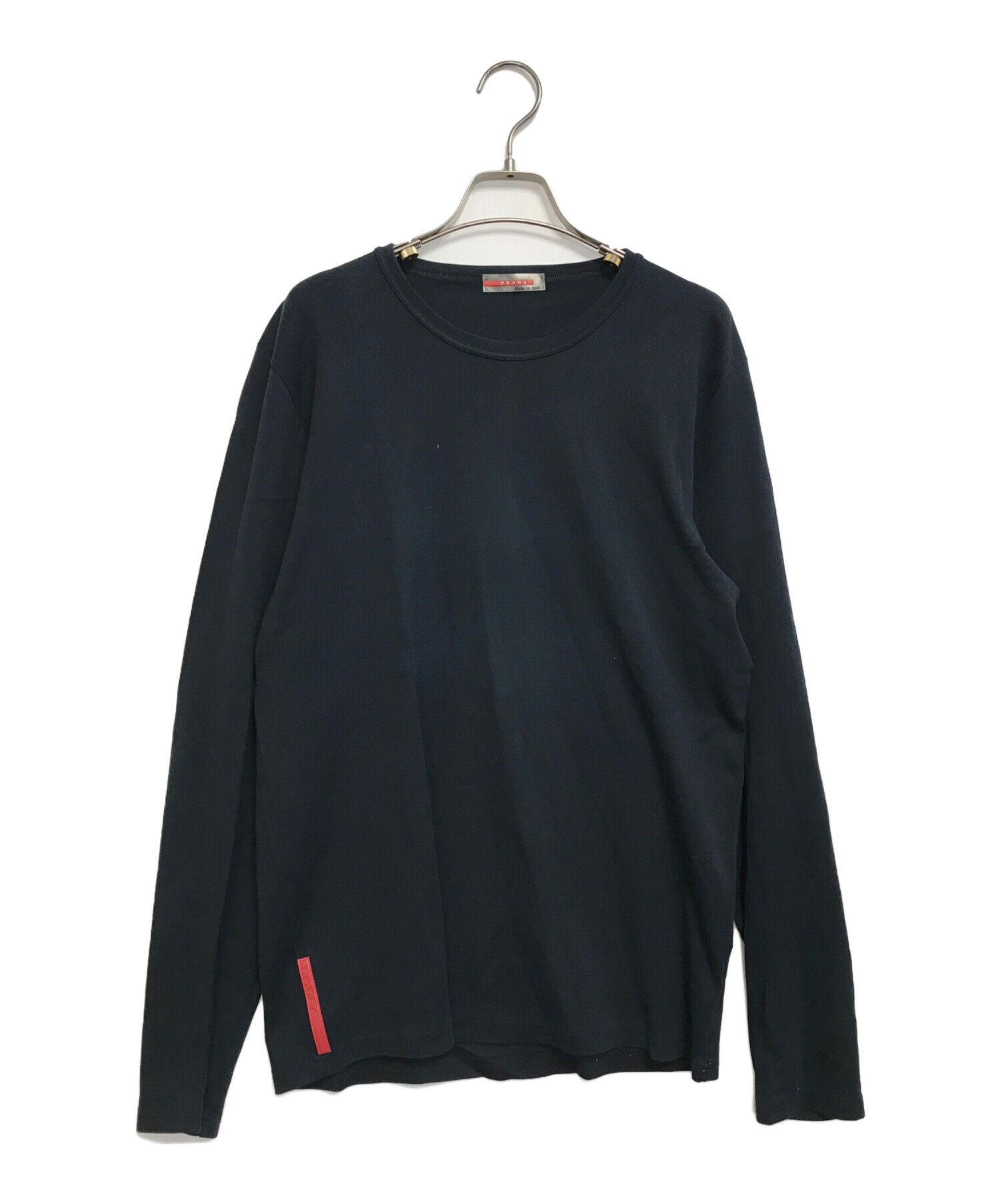 中古・古着通販】PRADA (プラダ) 長袖カットソー ネイビー サイズ:M 