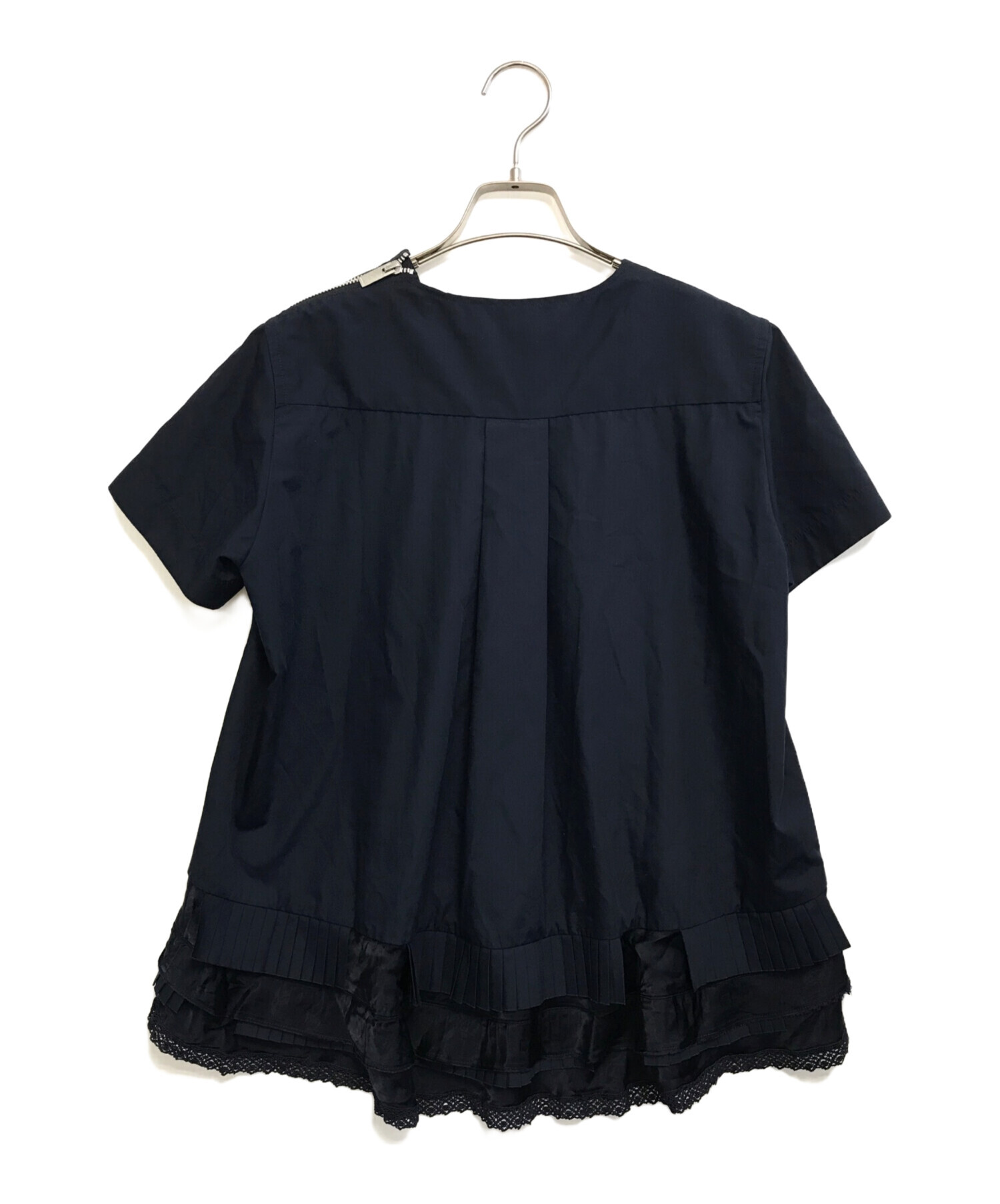 U0034☆5 Sacai サカイ 13-01884 レディース 切り替え シースルー  