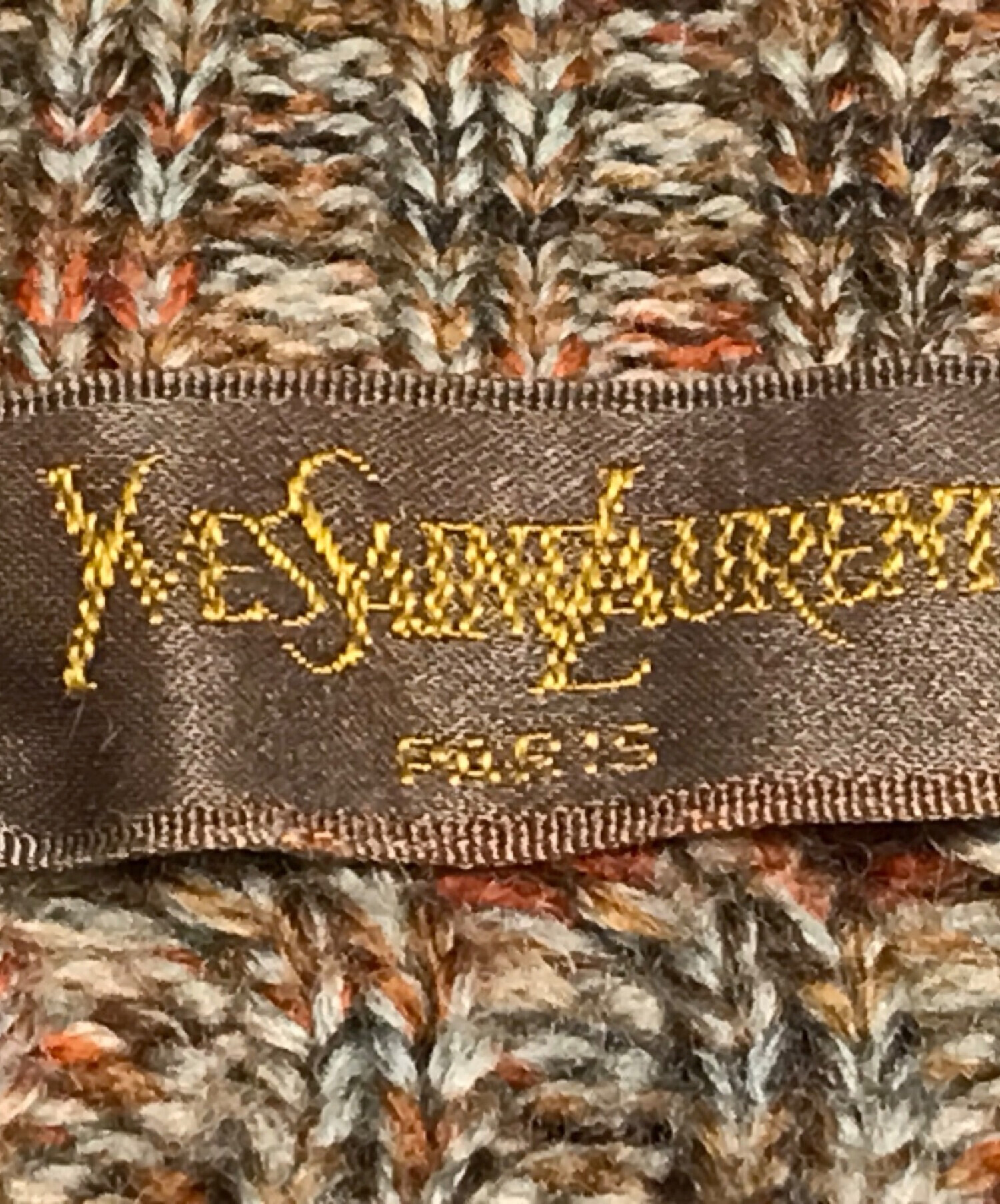 SAINT LAURENT Sカーディガン トロピカルアイランドの夕暮れ 