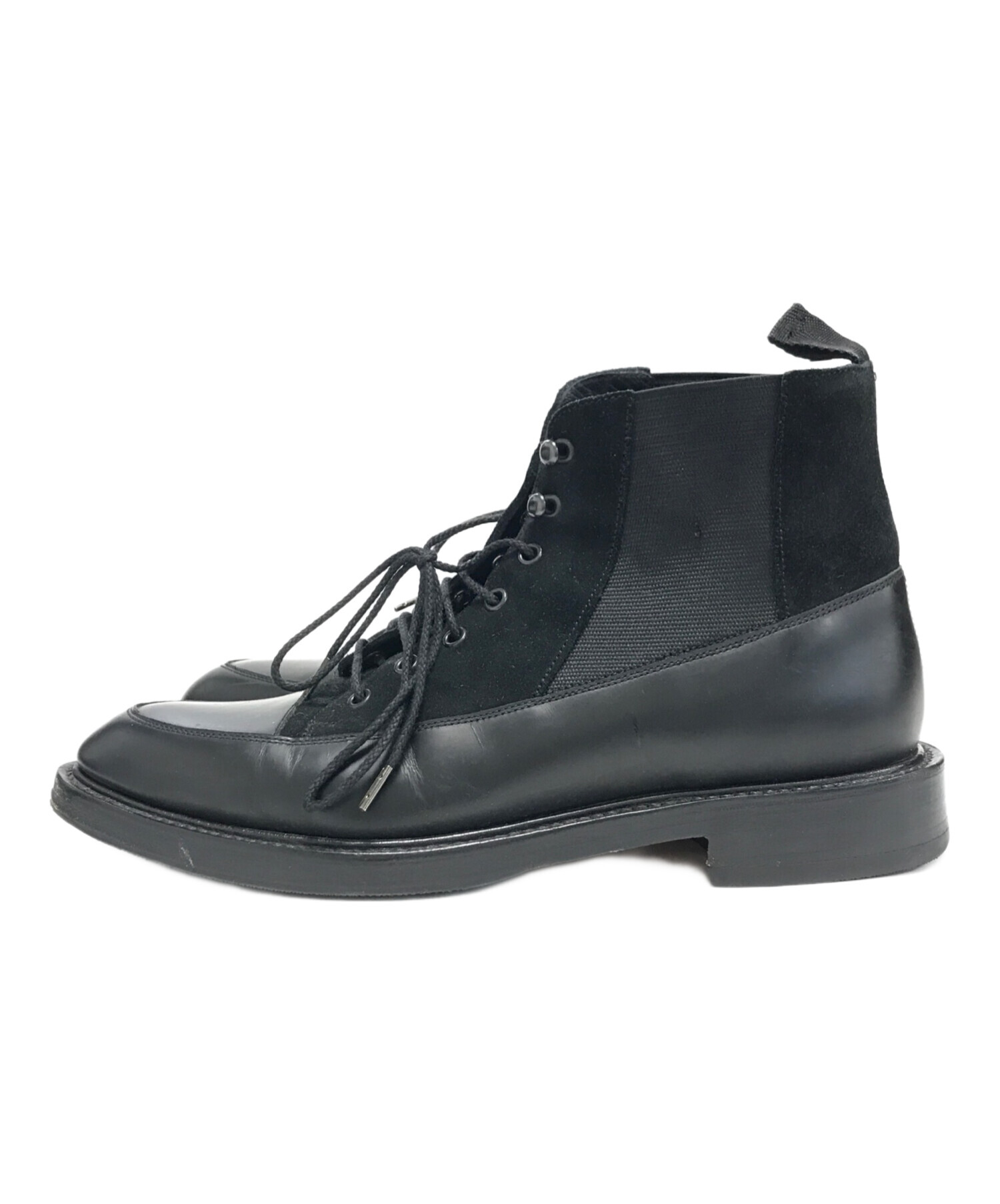 EMPORIO ARMANI レースアップブーツ ブラック （EMPORIO ARMANI  