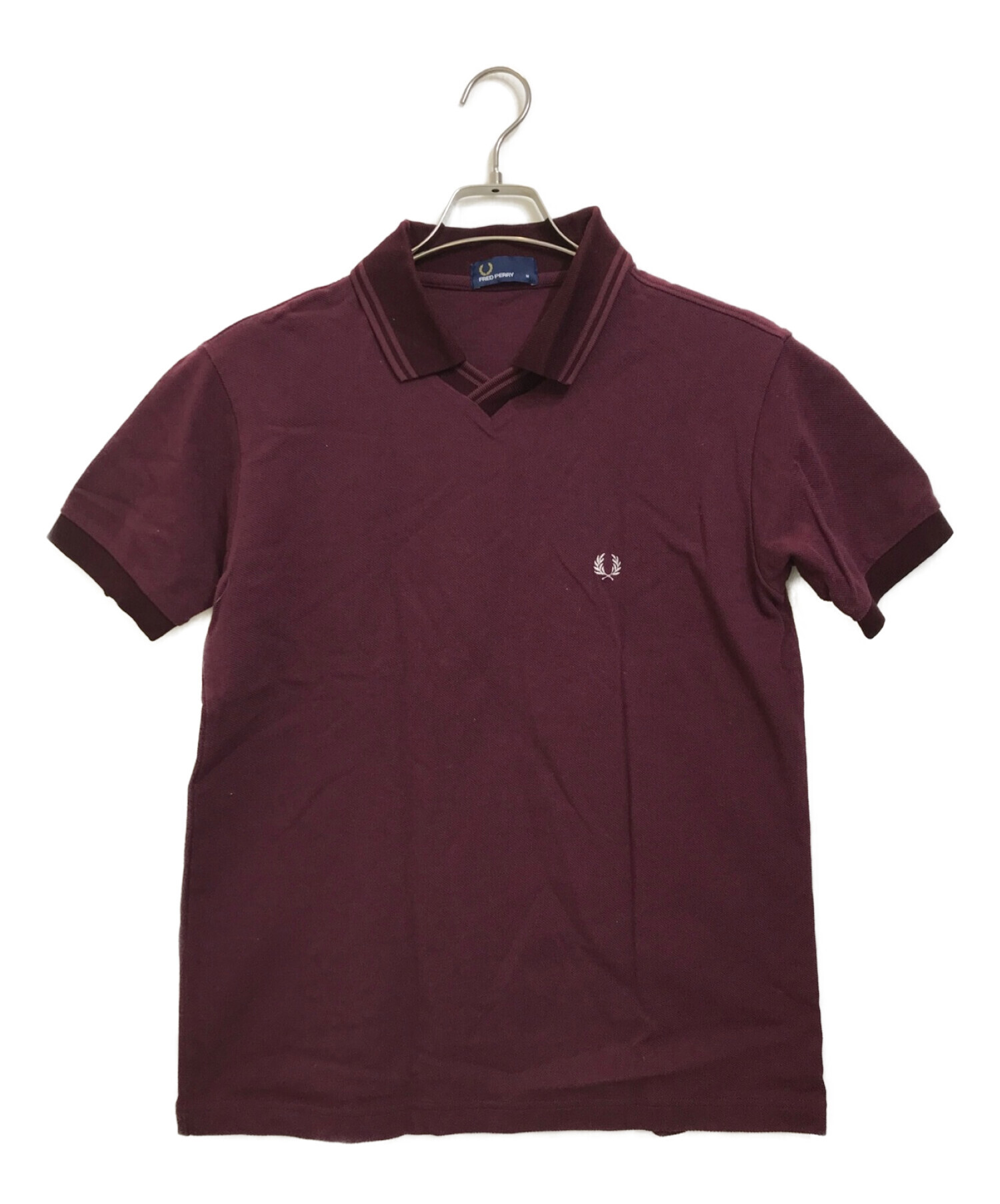 FRED PERRY  ポロシャツ ボルドー