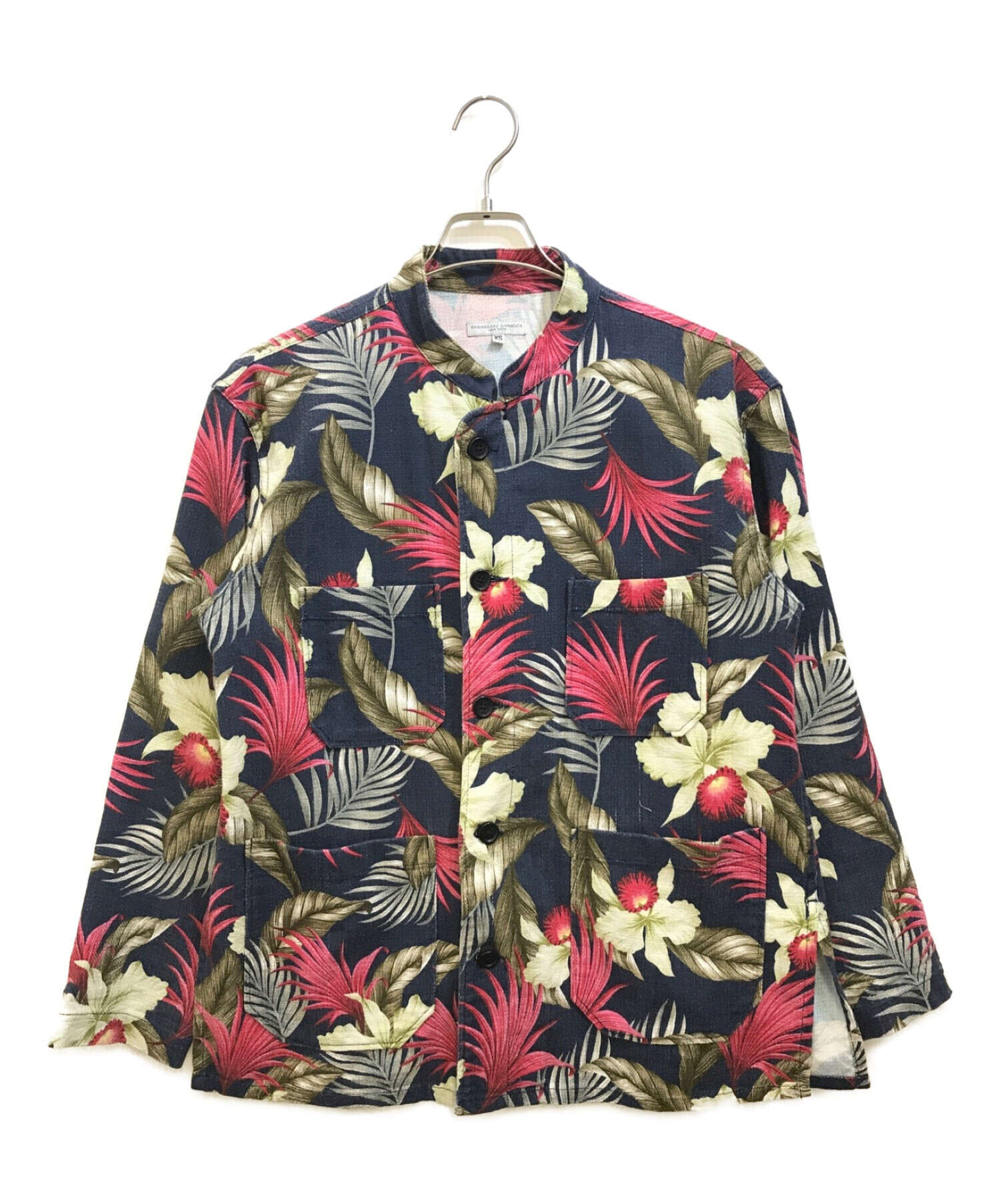 エンジニアードガーメンツ 花柄 ボタニカル ジャケット フーディー USA  