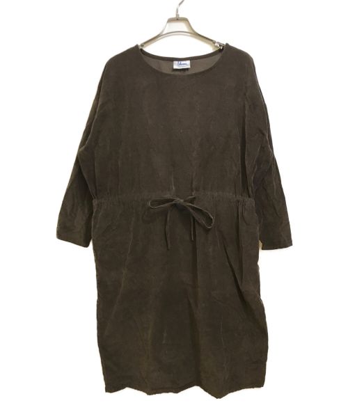 中古・古着通販】Yarmo (ヤーモ) コーディロイウエストリボンスモック  