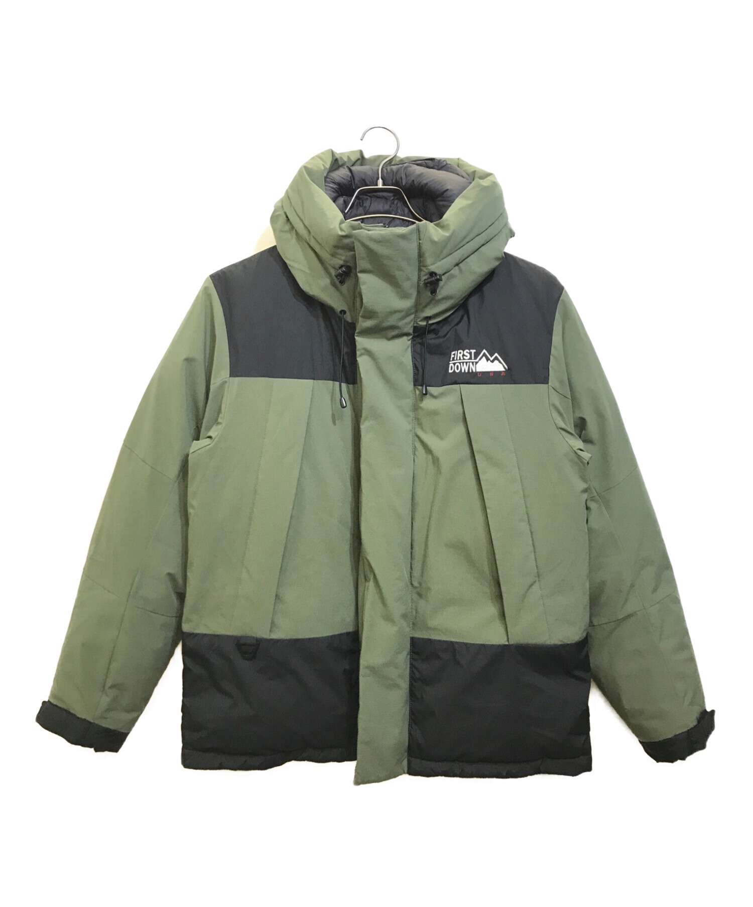 中古・古着通販】FIRST DOWN (ファーストダウン) パネルショートダウン 