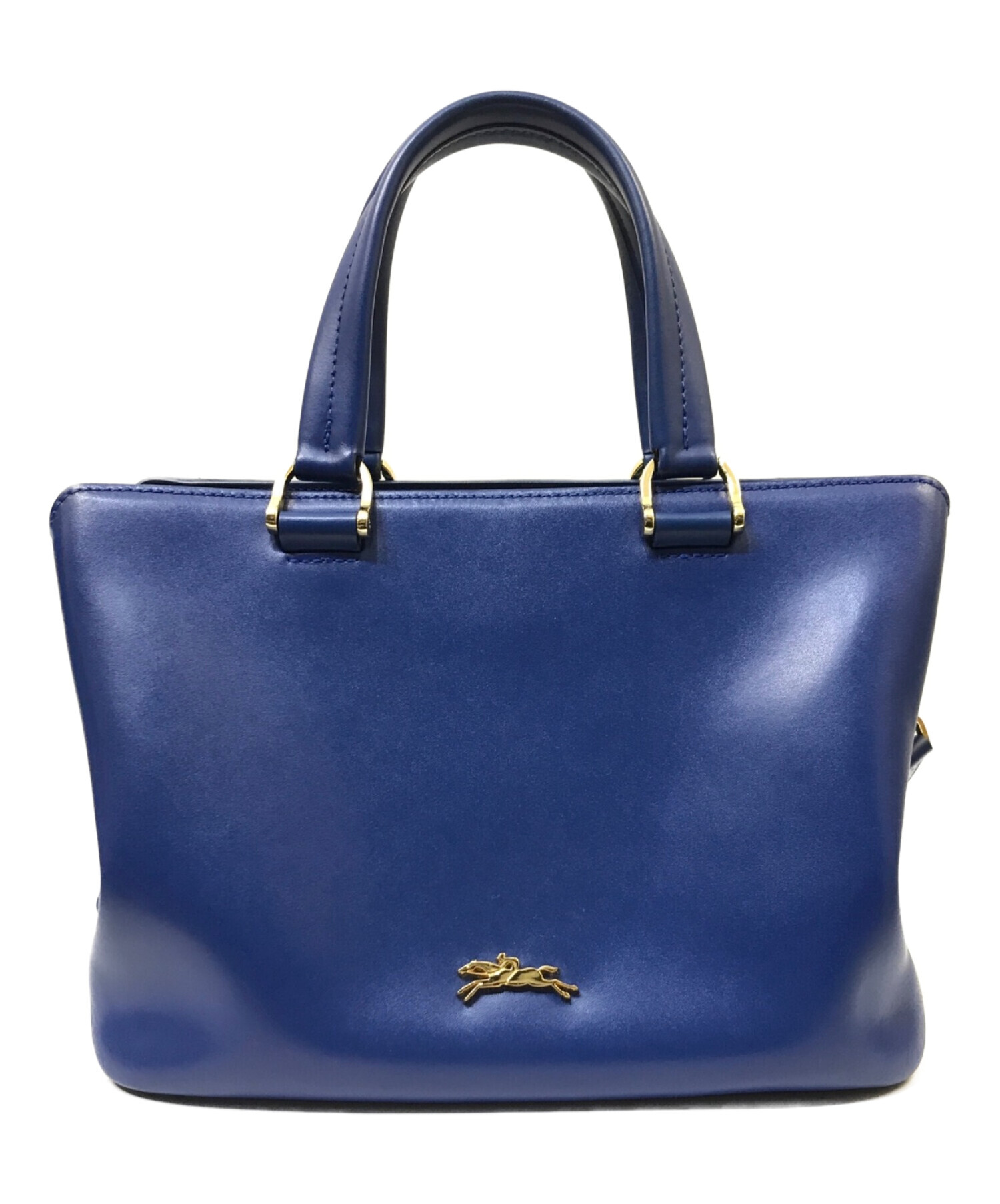 ロンシャン／Longchamp バッグ ハンドバッグ 鞄 トートバッグ レディース 女性 女性用レザー 革 本革 ブルー 青  HONORE オノレ404 2WAY ショルダーバッグ