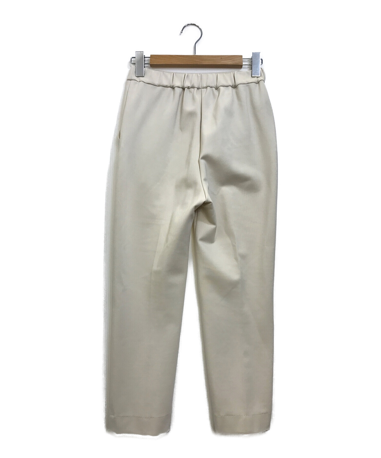 中古・古着通販】YORI (ヨリ) ストレッチピンタックパンツ ベージュ 