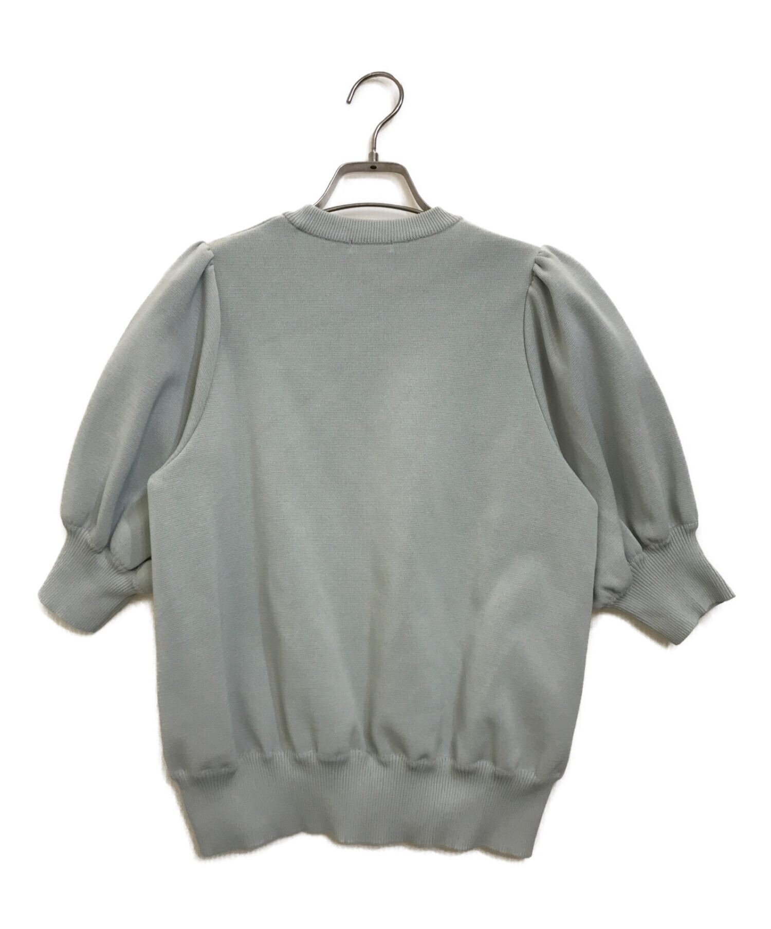 定価2.3万 Yori/ヨリ コットン パフスリーブニット YR2131-033SP 