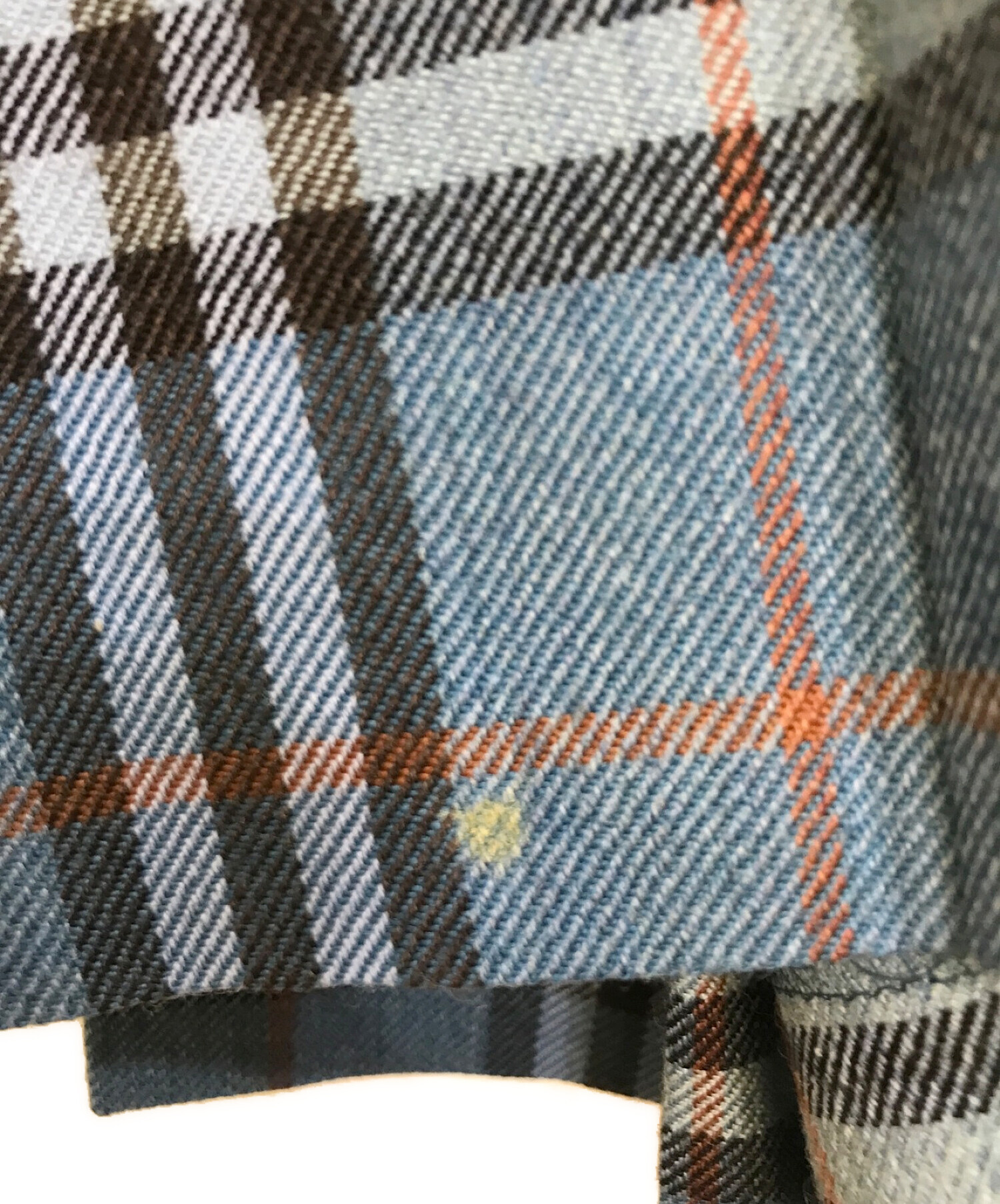 33836バーバリーブルーレーベルラップスカートグレー38