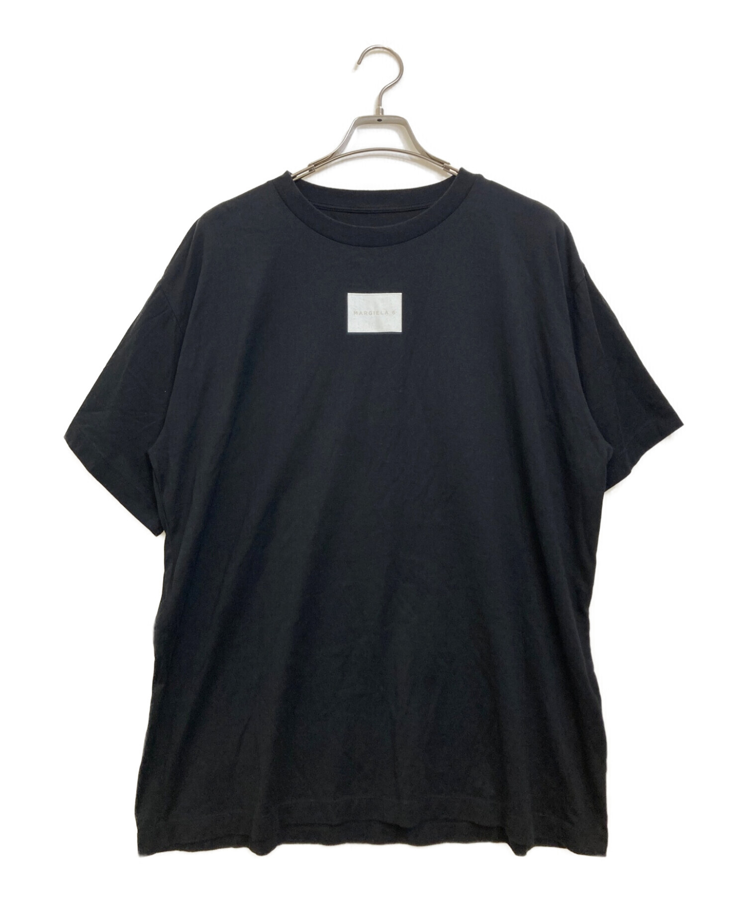 MM6 Maison Margiela (エムエムシックス メゾンマルジェラ) Margiela 6プリントTシャツ ブラック サイズ:M