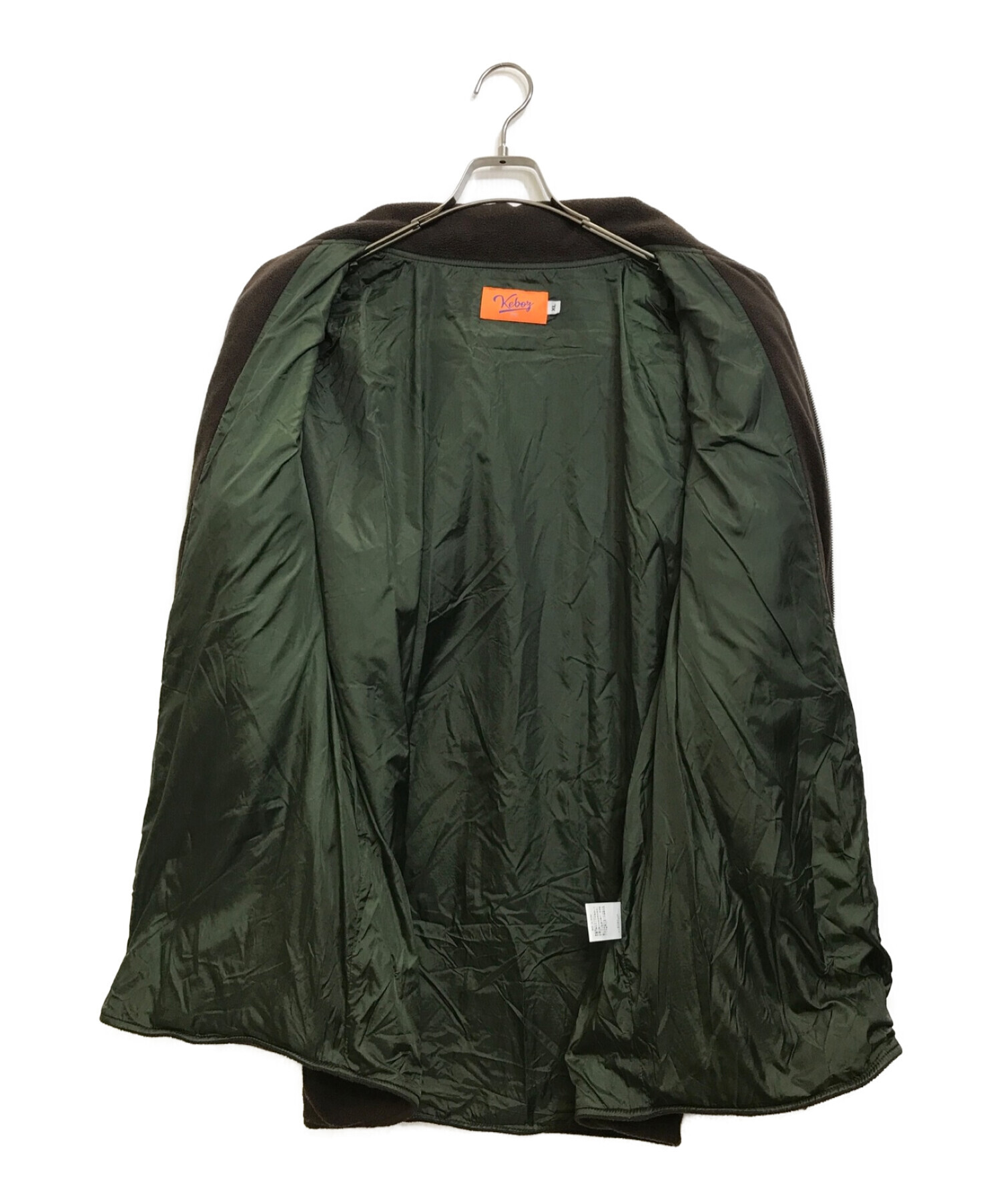 KEBOZ (ケボズ) フリースジャケット ブラウン サイズ:XL