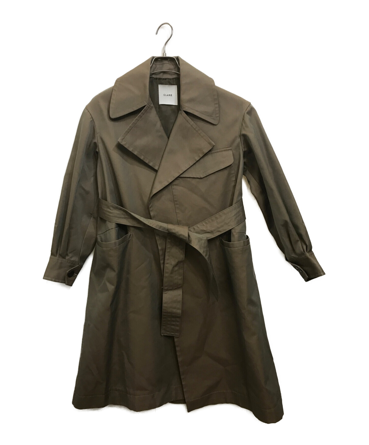 中古・古着通販】CLANE (クラネ) BONDING COAT ブラウン｜ブランド 