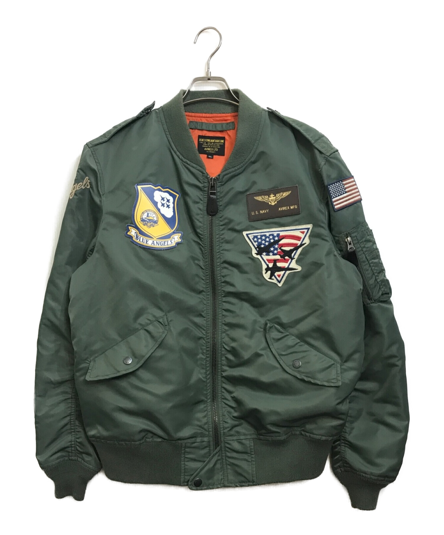 中古・古着通販】AVIREX (アヴィレックス) L－2B BLUE ANGELS ブルー 