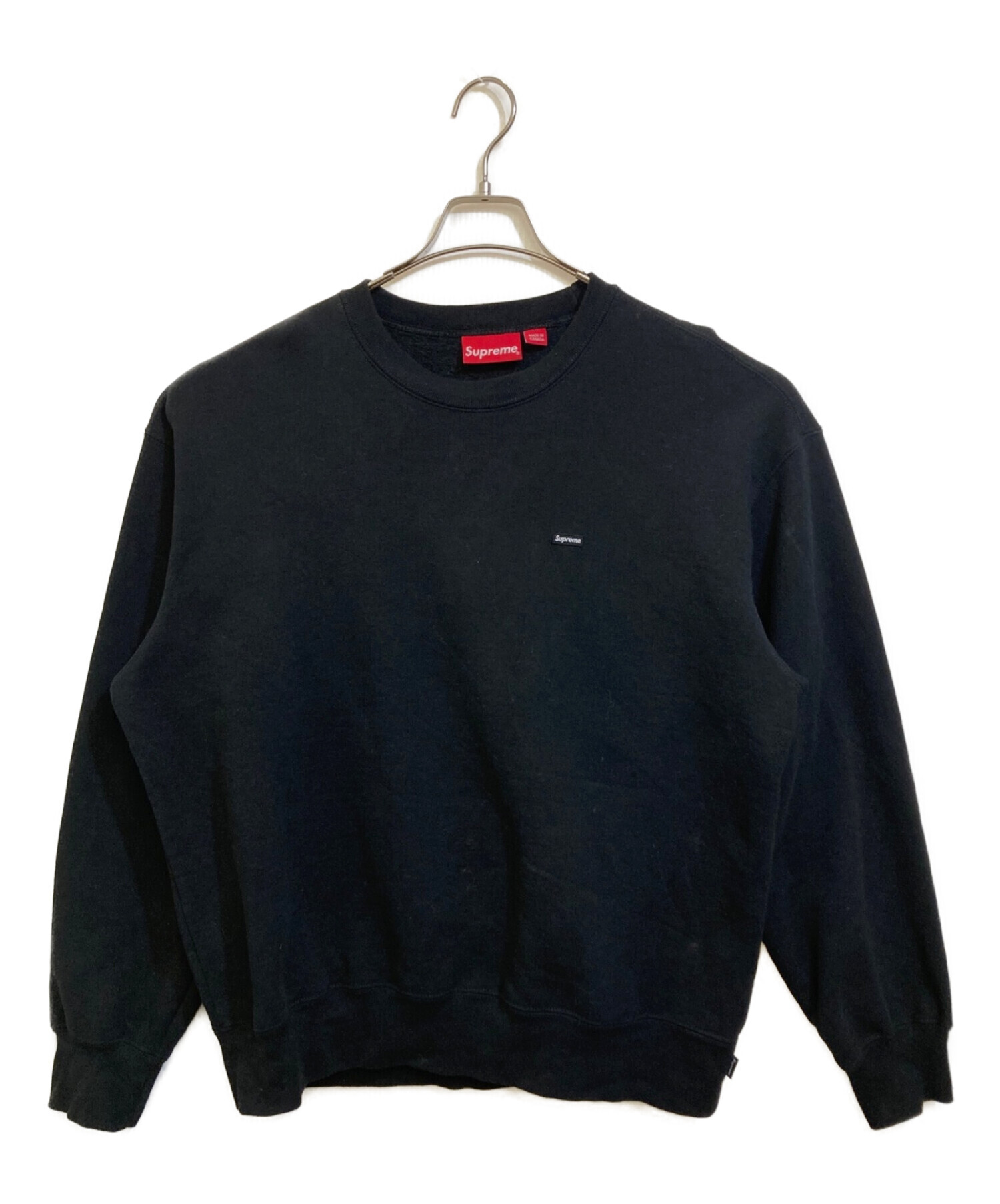 Supreme Box Logo Crewneck ブラック M