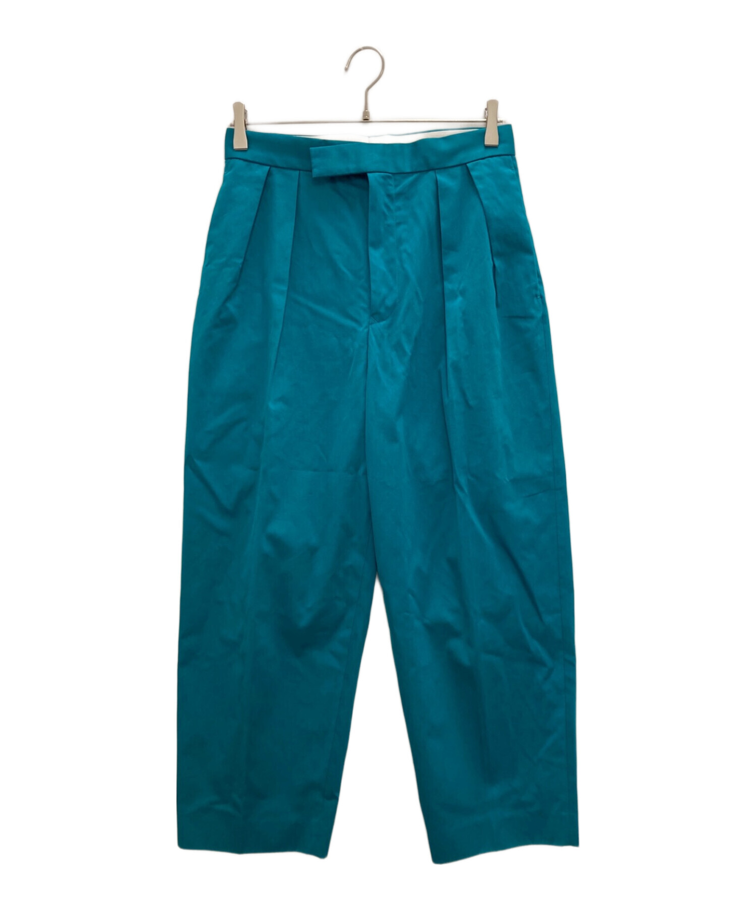 中古・古着通販】Drawer (ドゥロワー) コットンギャバジンタックパンツ 