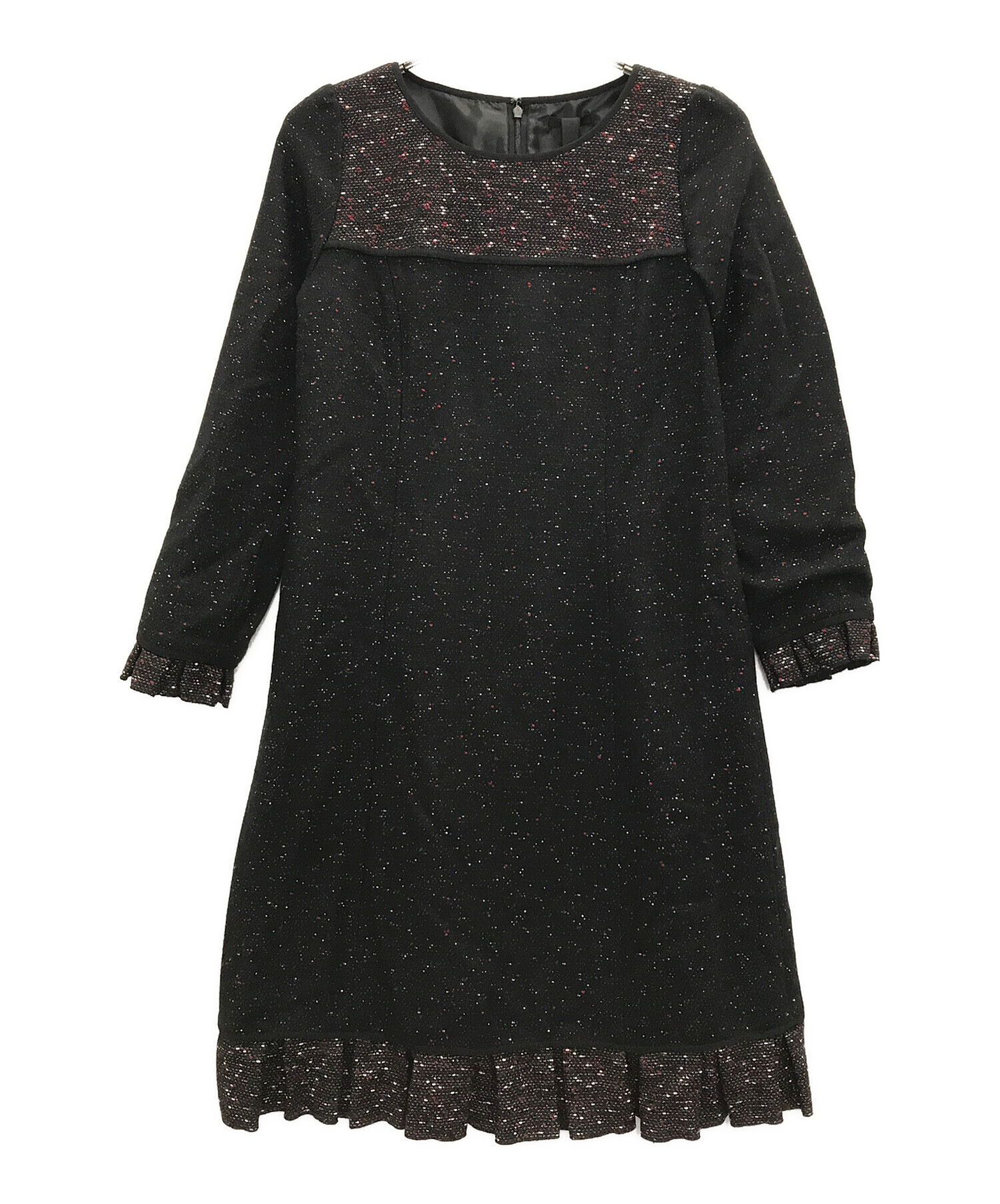 中古・古着通販】TO BE CHIC (トゥービーシック) ワンピース ブラック 