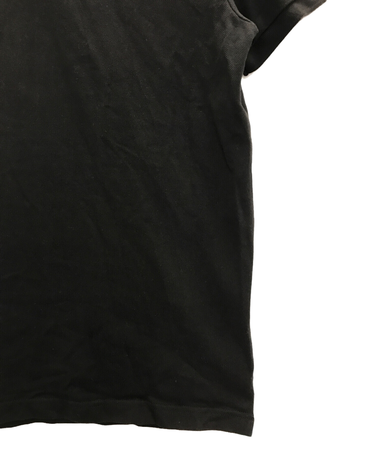 中古・古着通販】MONCLER (モンクレール) ポロシャツ ブラック サイズ 