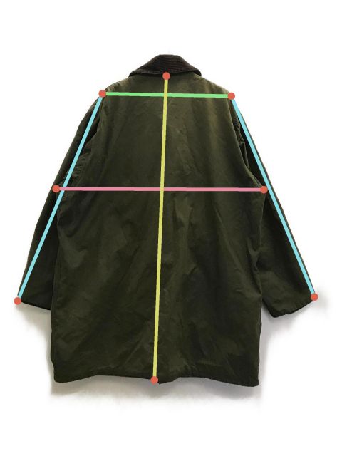 中古・古着通販】Barbour (バブアー) BORDER オイルドコート 