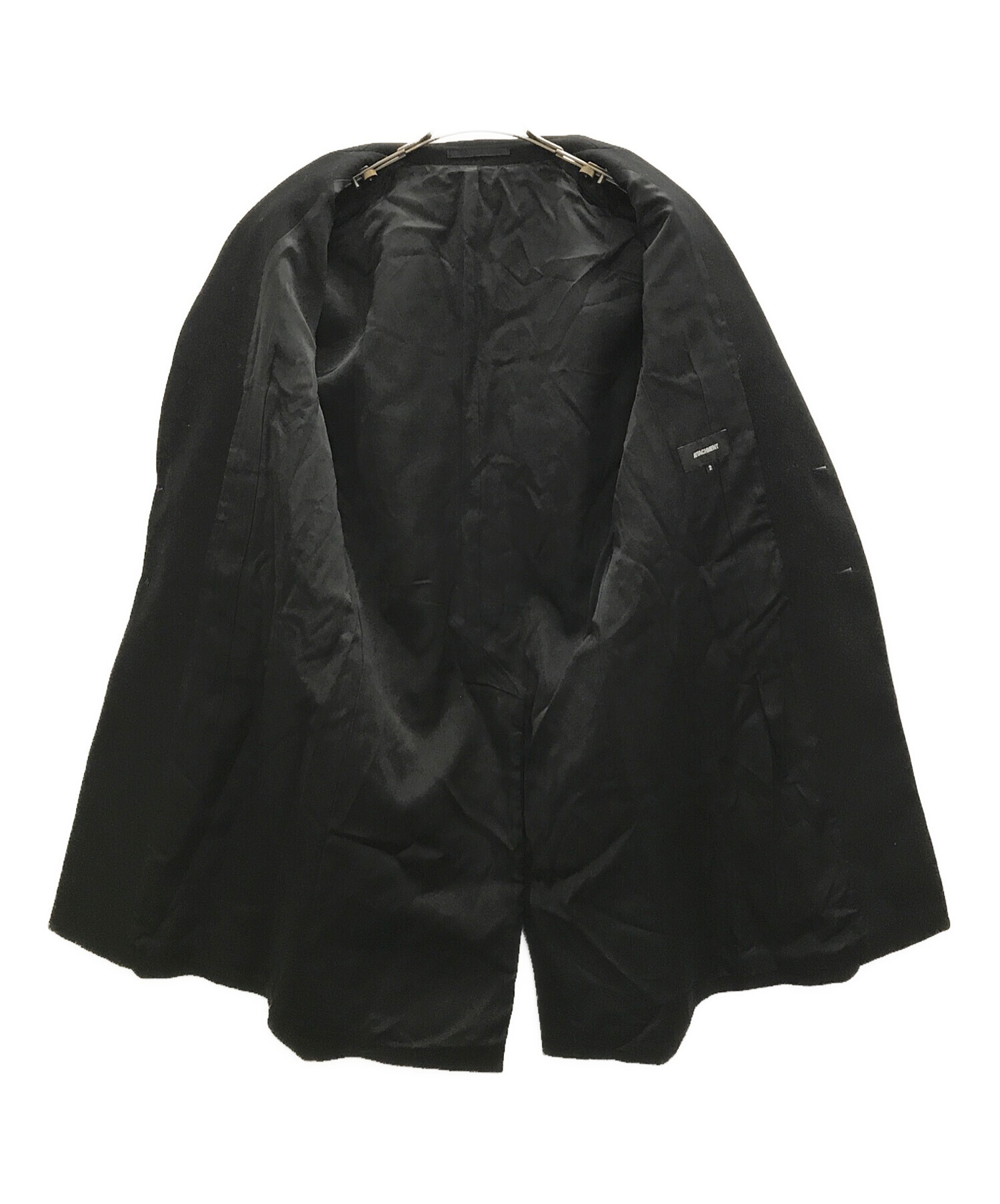 中古・古着通販】ATTACHMENT (アタッチメント) カシミヤ混平二重 