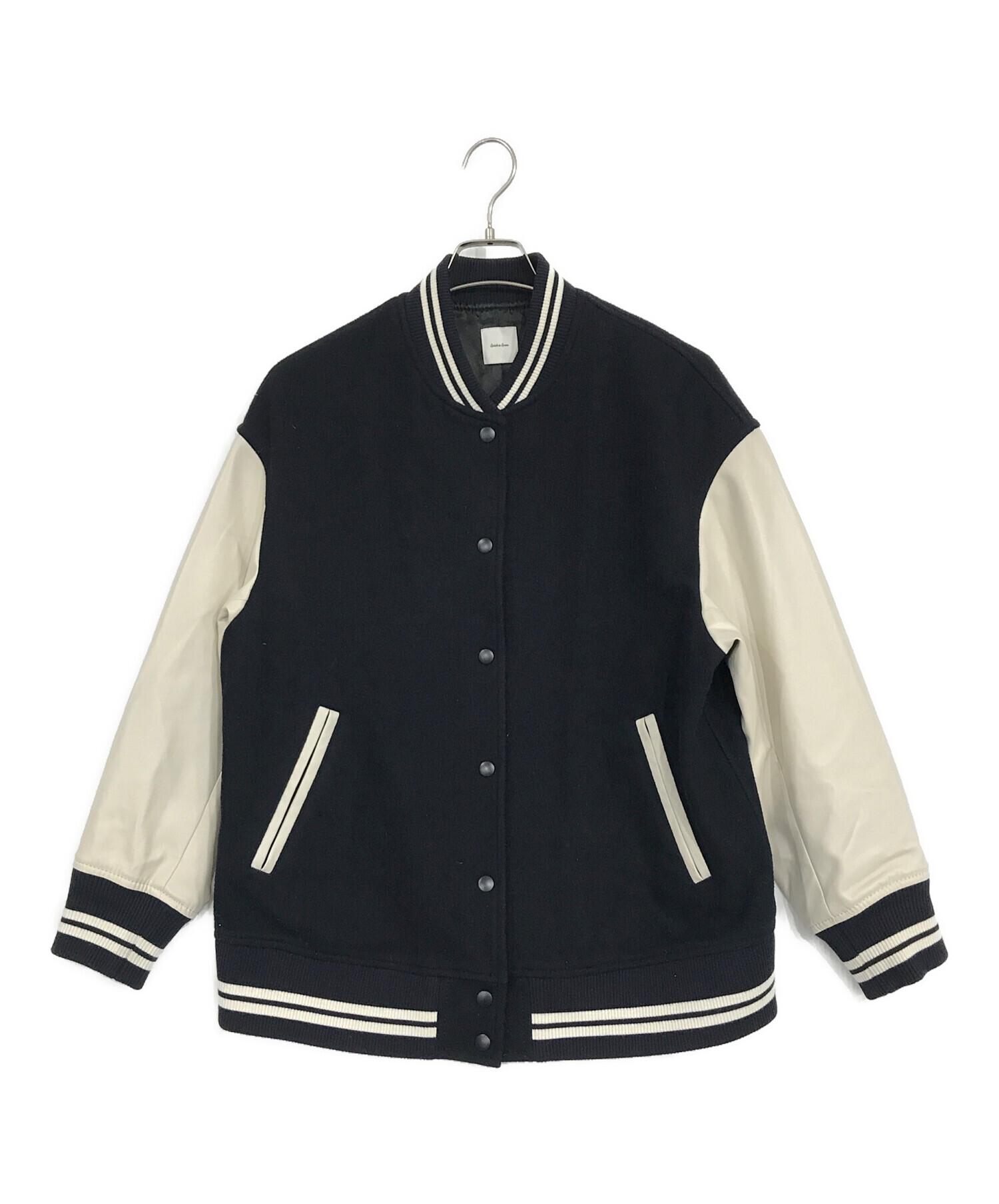 Spick&Span スタジャン ブラック/ホワイト 36 【公式通販】