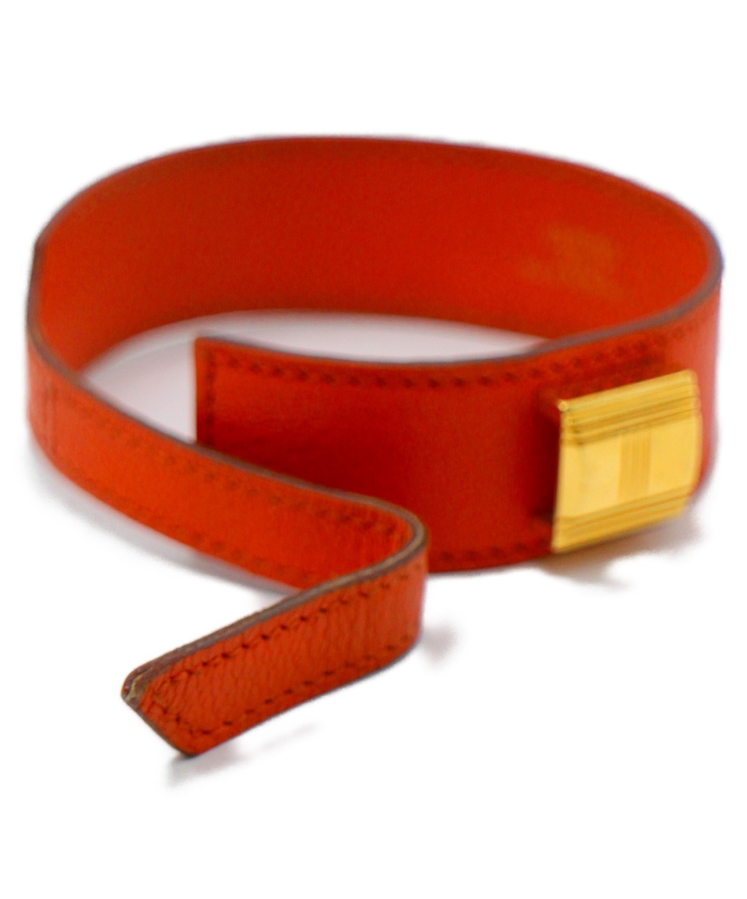 中古・古着通販】HERMES (エルメス) ブレスレット オレンジ アルテミス 