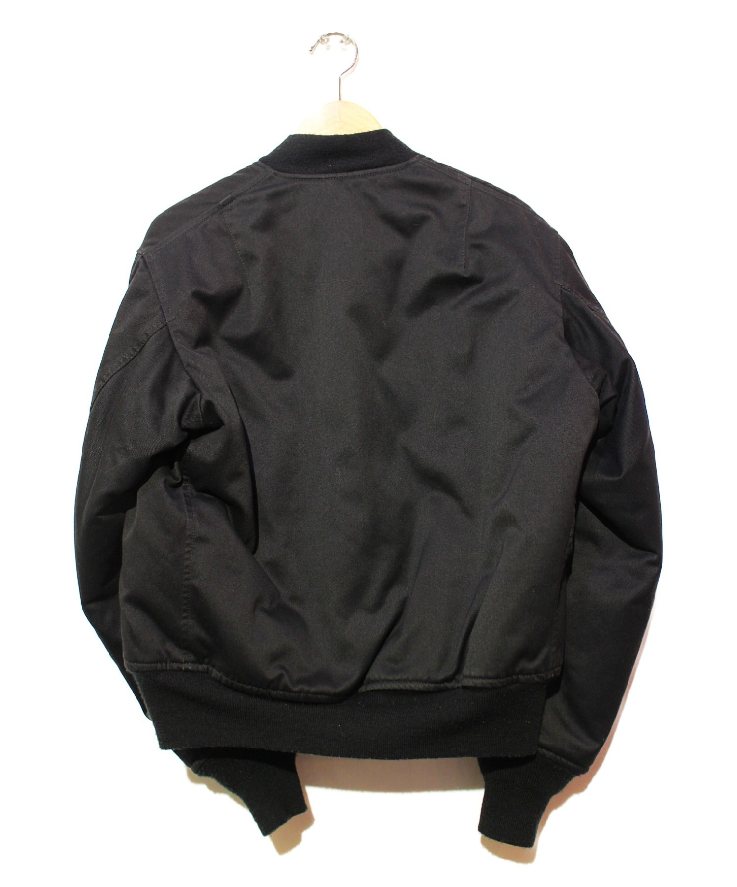 N.HOOLYWOOD×ALPHA (エヌハリウッド×アルファ) MA-1ジャケット ブラック サイズ:36