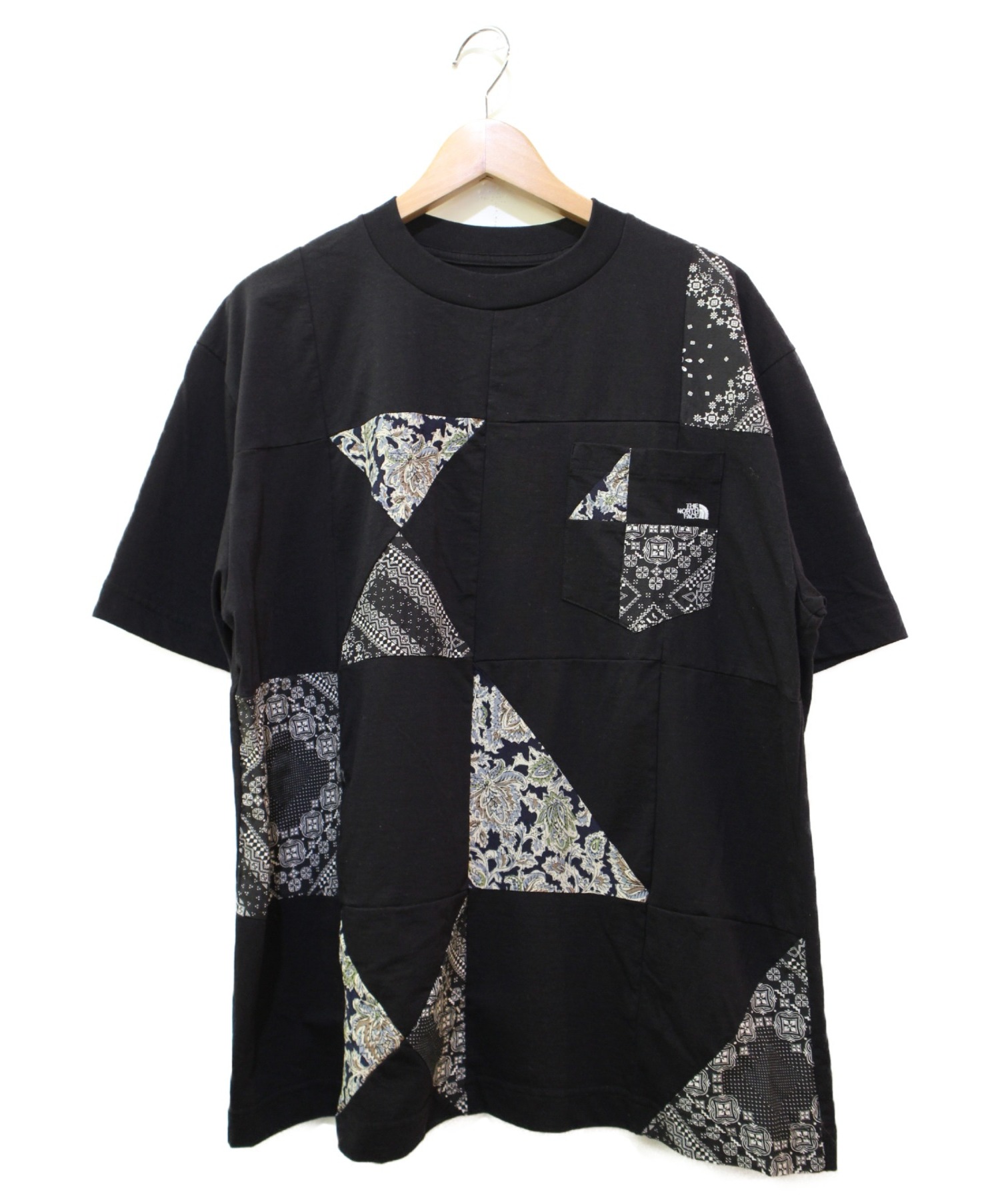THE NORTH FACE PURPLE LABEL パッチワークシャツ ノースフェイス