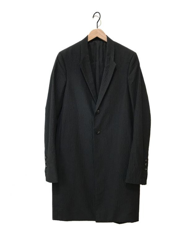 rick 難けれ owensリックオウエンス 至高スプリングコート black48 