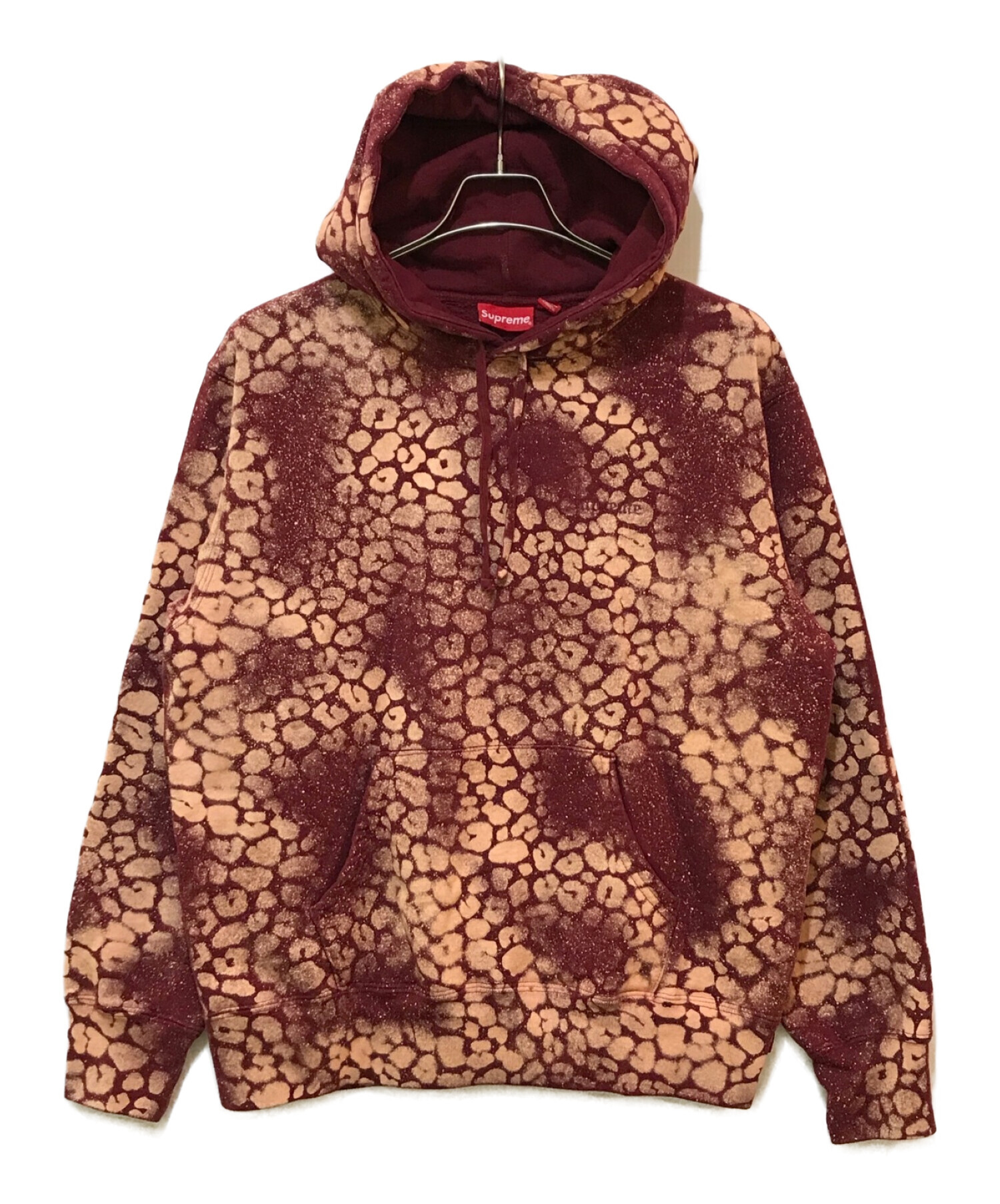 supreme Bleached Leopard Hooded m