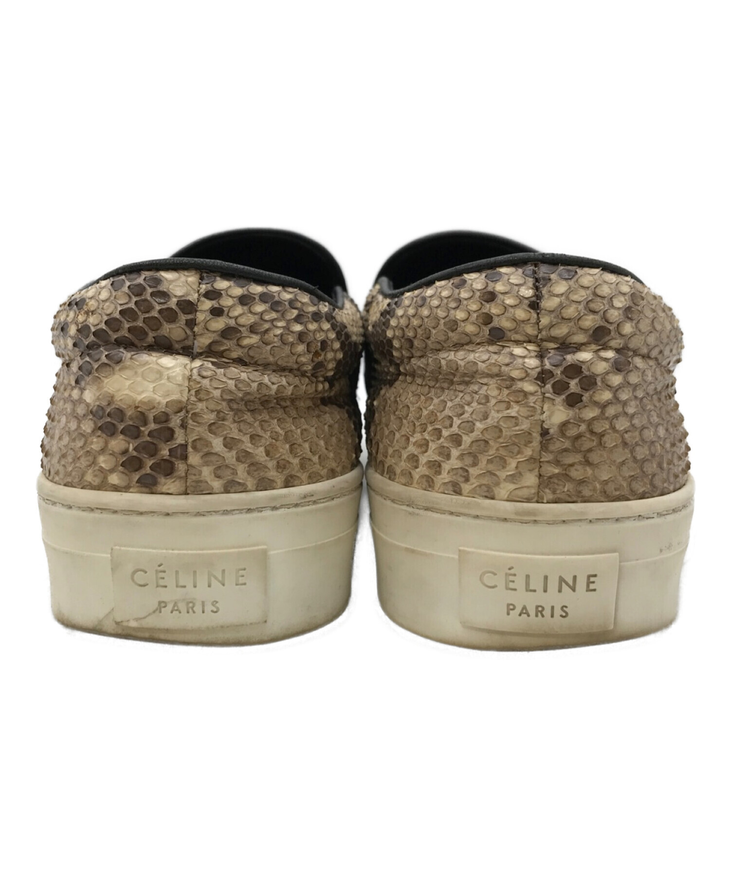 CELINE 聞きづらい Skater Python Slip-On スリッポン メンズ