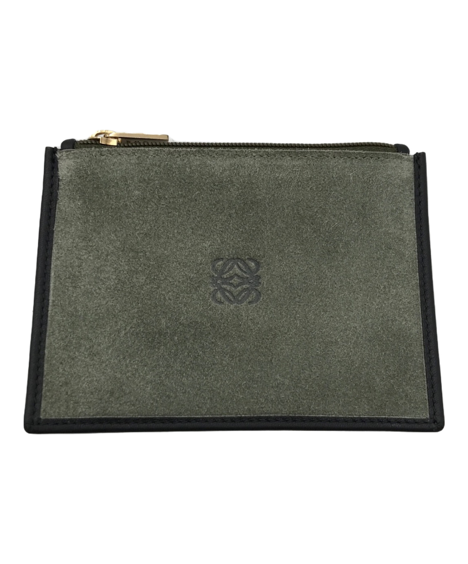 中古・古着通販】LOEWE (ロエベ) アナグラムロゴコインケース グレー  