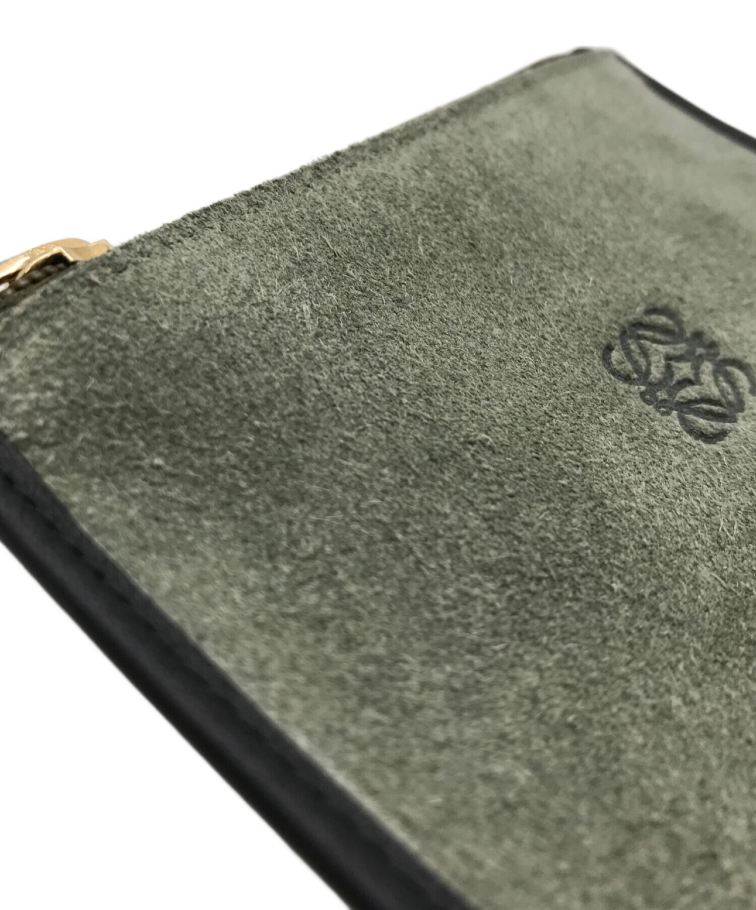 中古・古着通販】LOEWE (ロエベ) アナグラムロゴコインケース グレー  