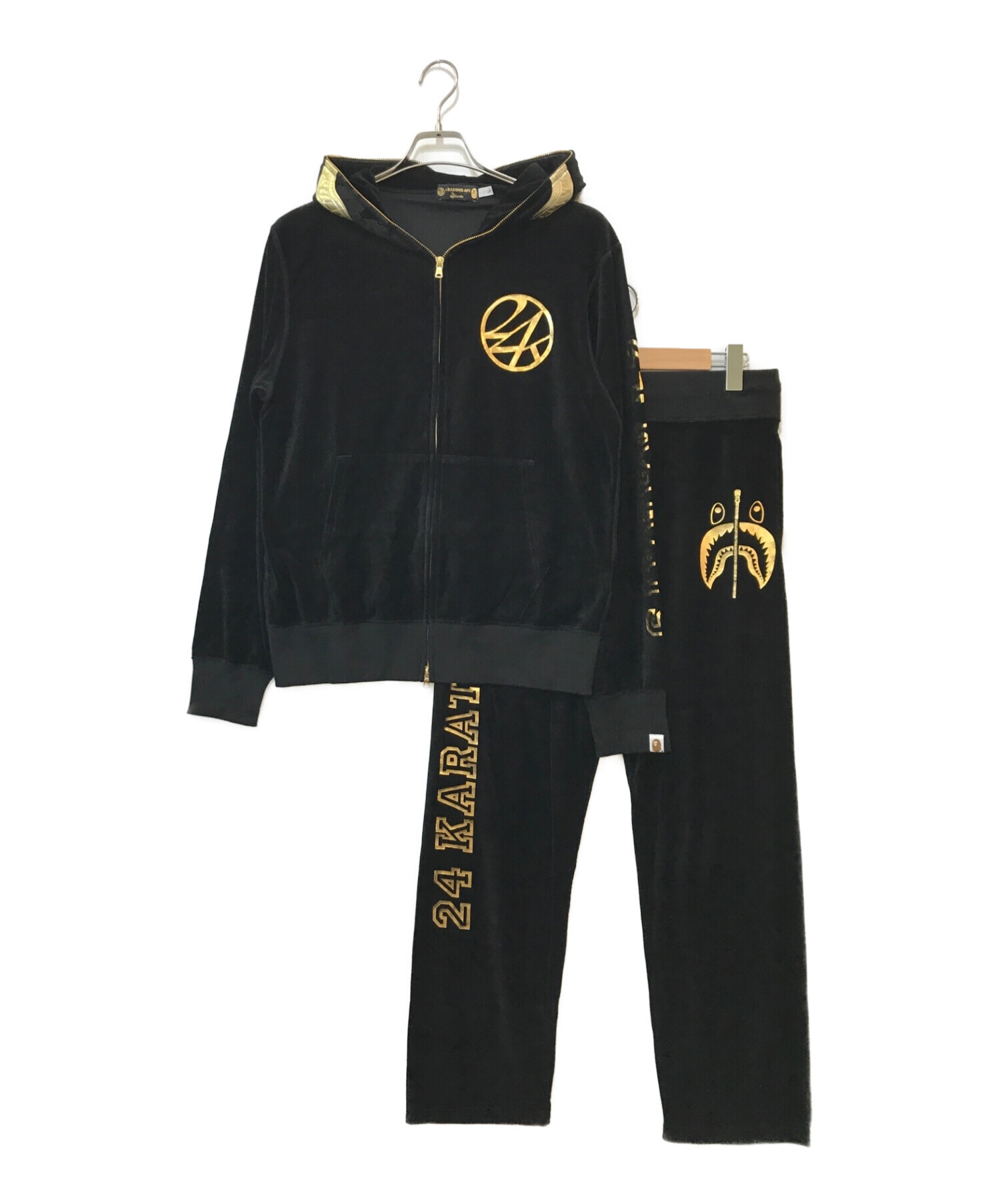 A BATHING APE 24karats セットアップ A BATHING APE 24karats セットアップ