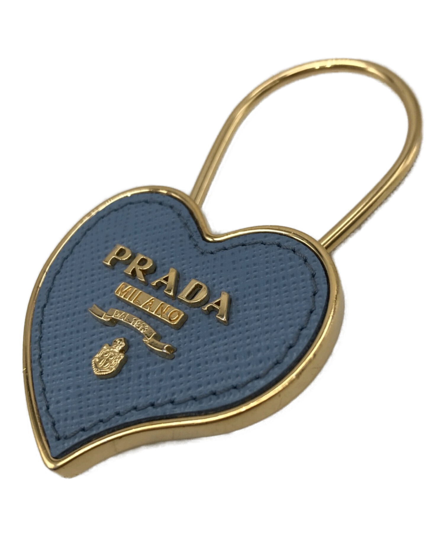 PRADA レザーハートキーホルダーファッション小物