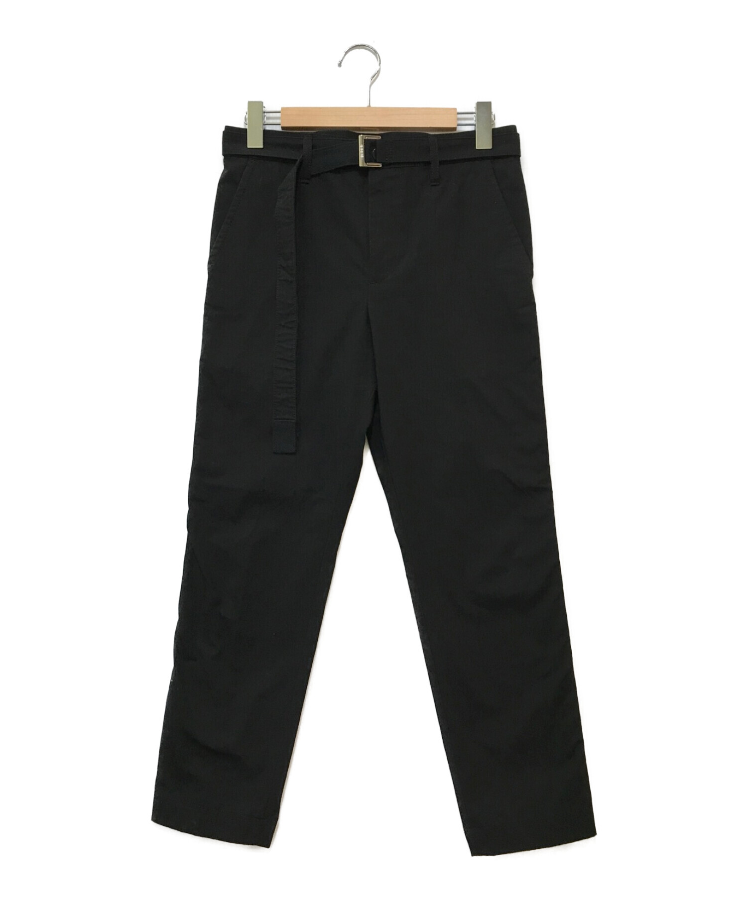 中古・古着通販】sacai (サカイ) Cotton Nylon Oxford Pants ブラック