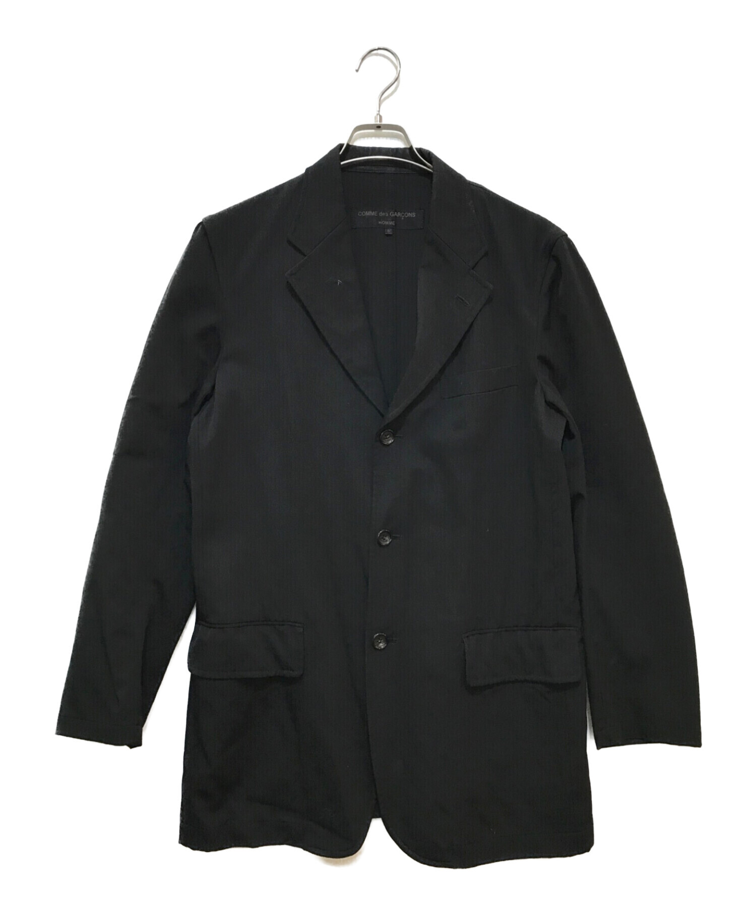 COMME des GARCONS HOMME (コムデギャルソン オム) ウール3Bジャケット ブラック サイズ:S