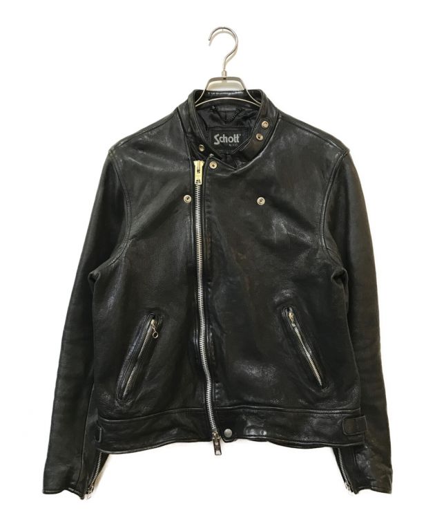 中古・古着通販】Schott (ショット) セミダブルライダースジャケット 