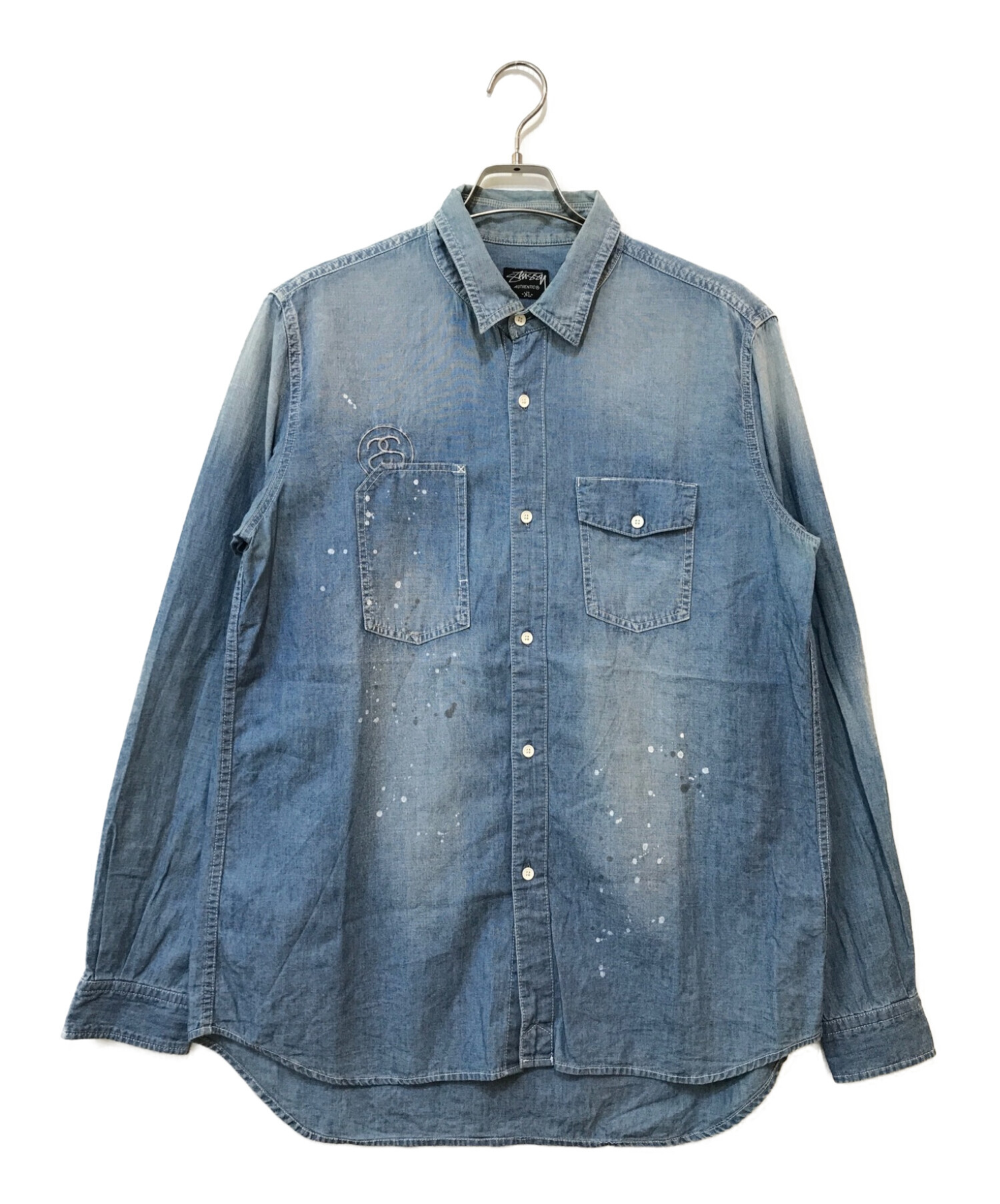 STUSSY シャンブレーシャツ STUSSY シャンブレーシャツ