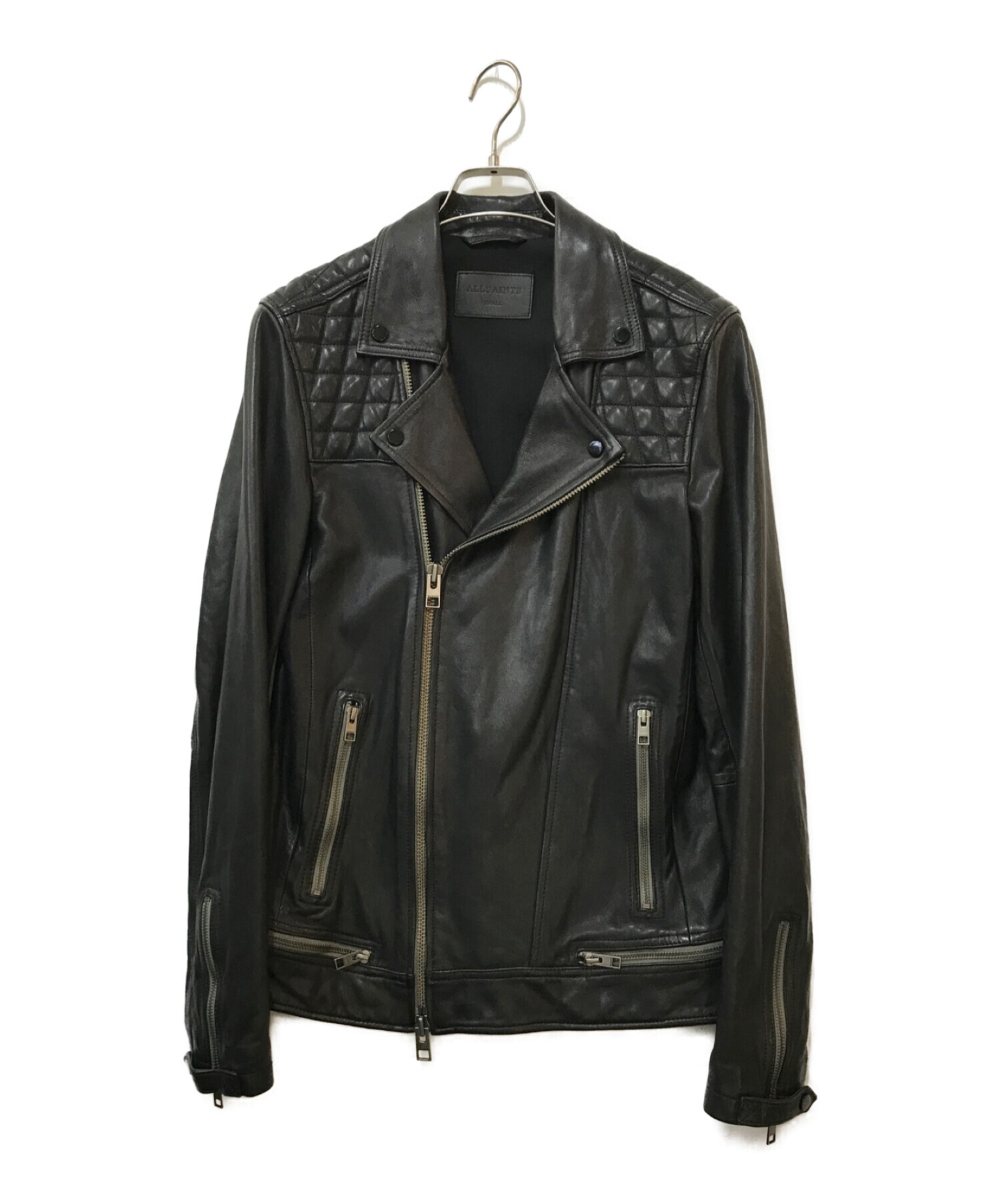 ALL SAINTS ラムレザーダブルライダースジャケット
