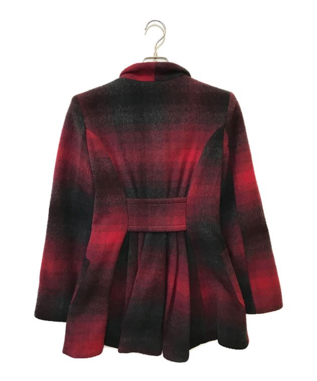 ヴィヴィアンウエストウッド アングロマニア ショートコートチェック赤