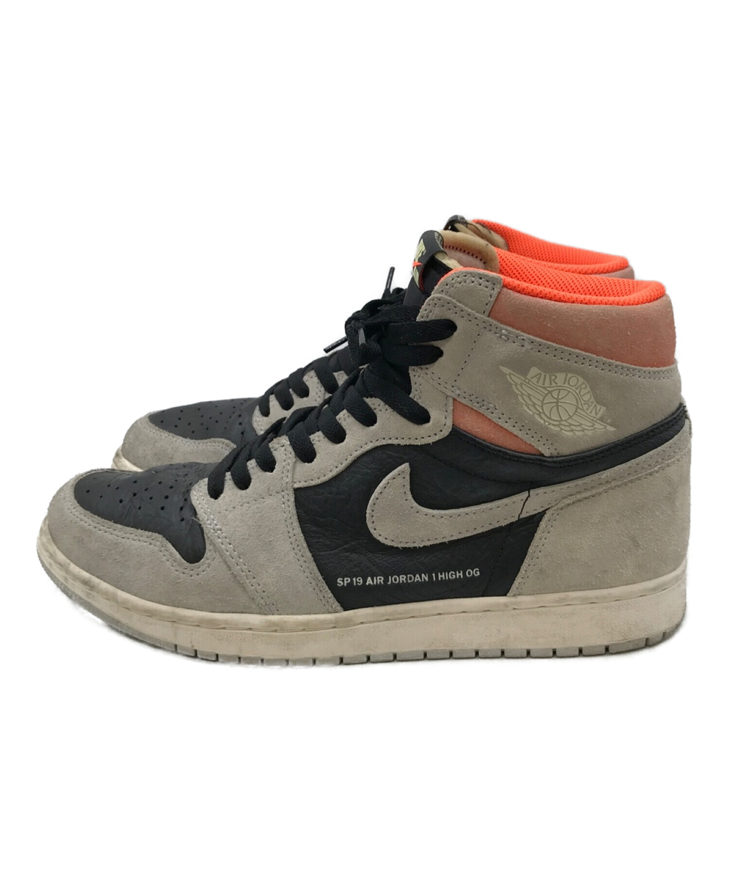 中古・古着通販】NIKE (ナイキ) Air Jordan 1 RETRO High OG グレー 