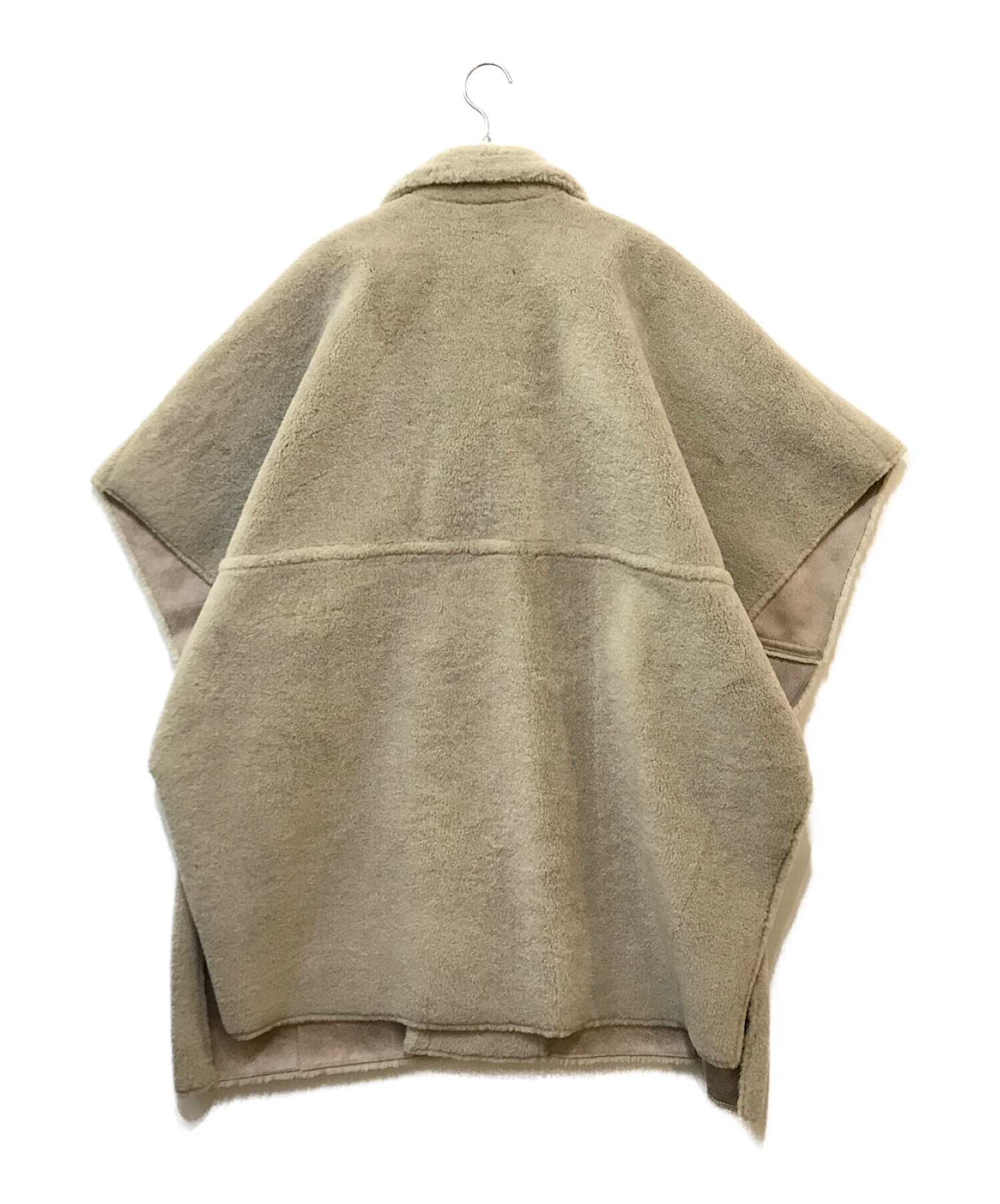 AMERI 有する アメリ REVERSIBLE BOA PONCHO COAT