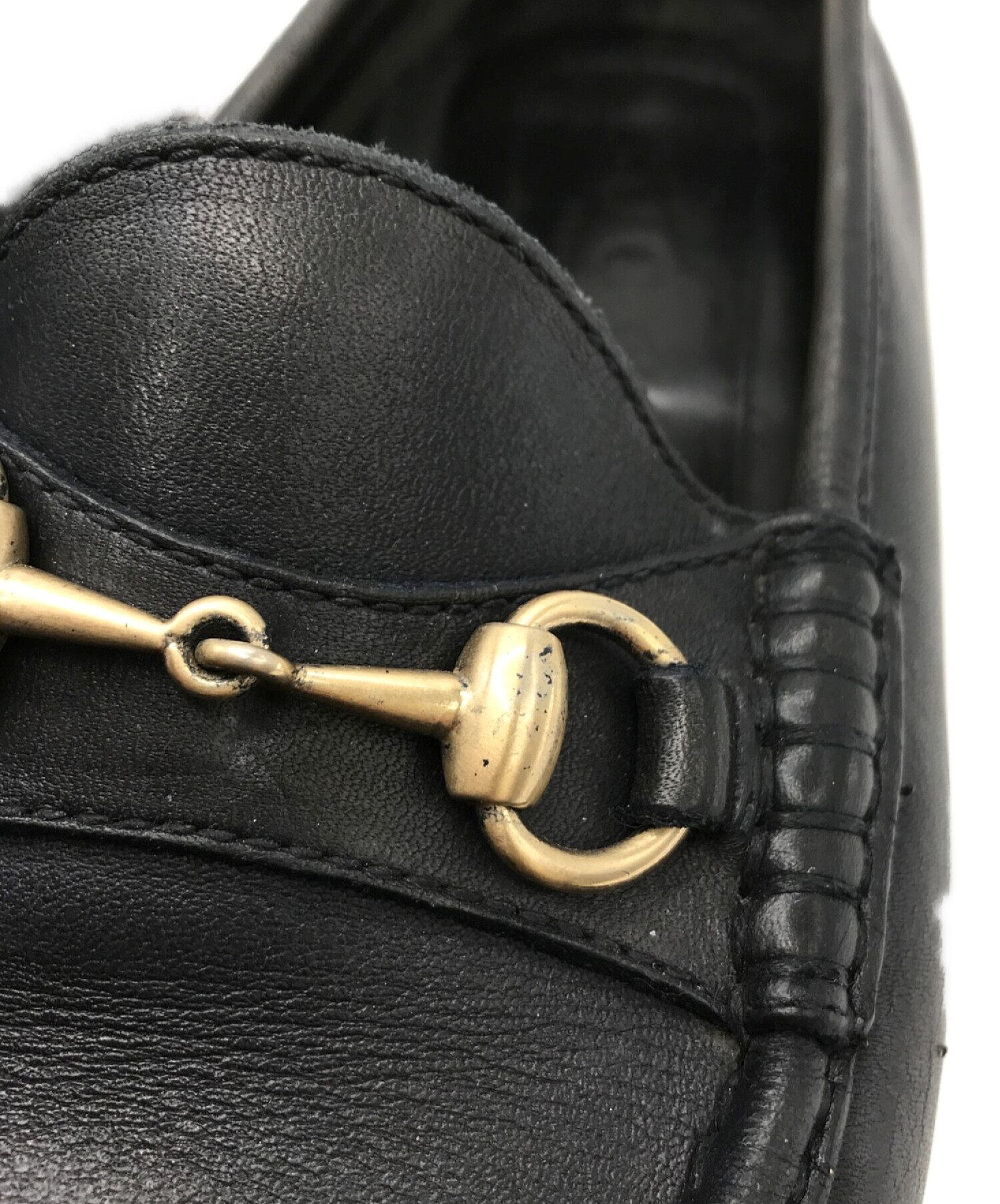中古・古着通販】GUCCI (グッチ) ドライビングシューズ ブラック 