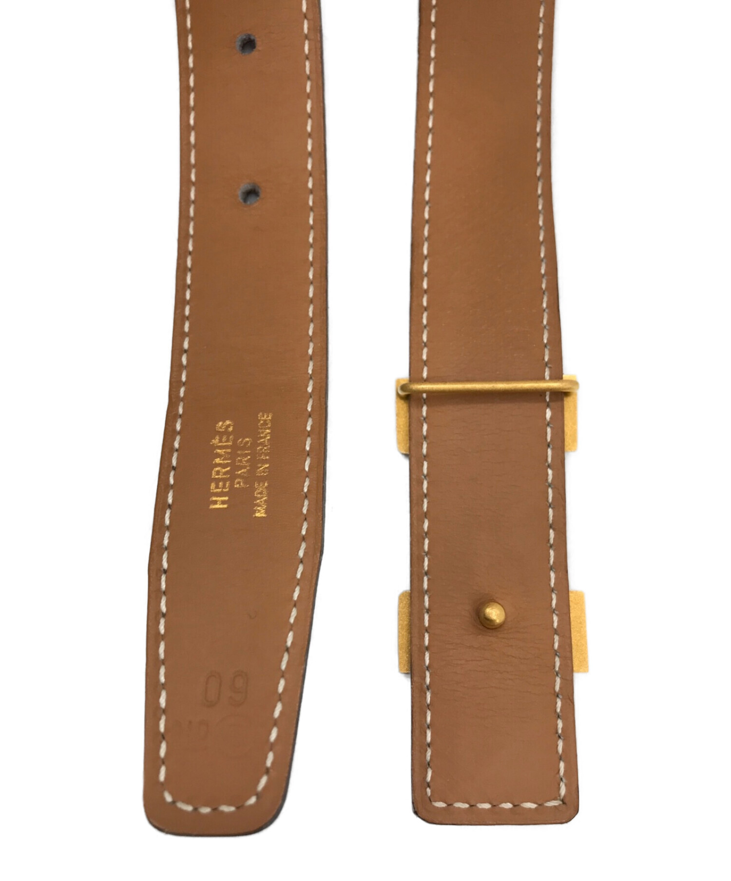 中古・古着通販】HERMES (エルメス) コンスタンスベルト ブラウン 
