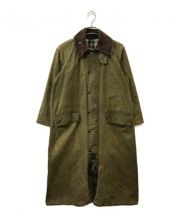中古・古着通販】Barbour (バブアー) BURGHLEYオイルドコート カーキ 