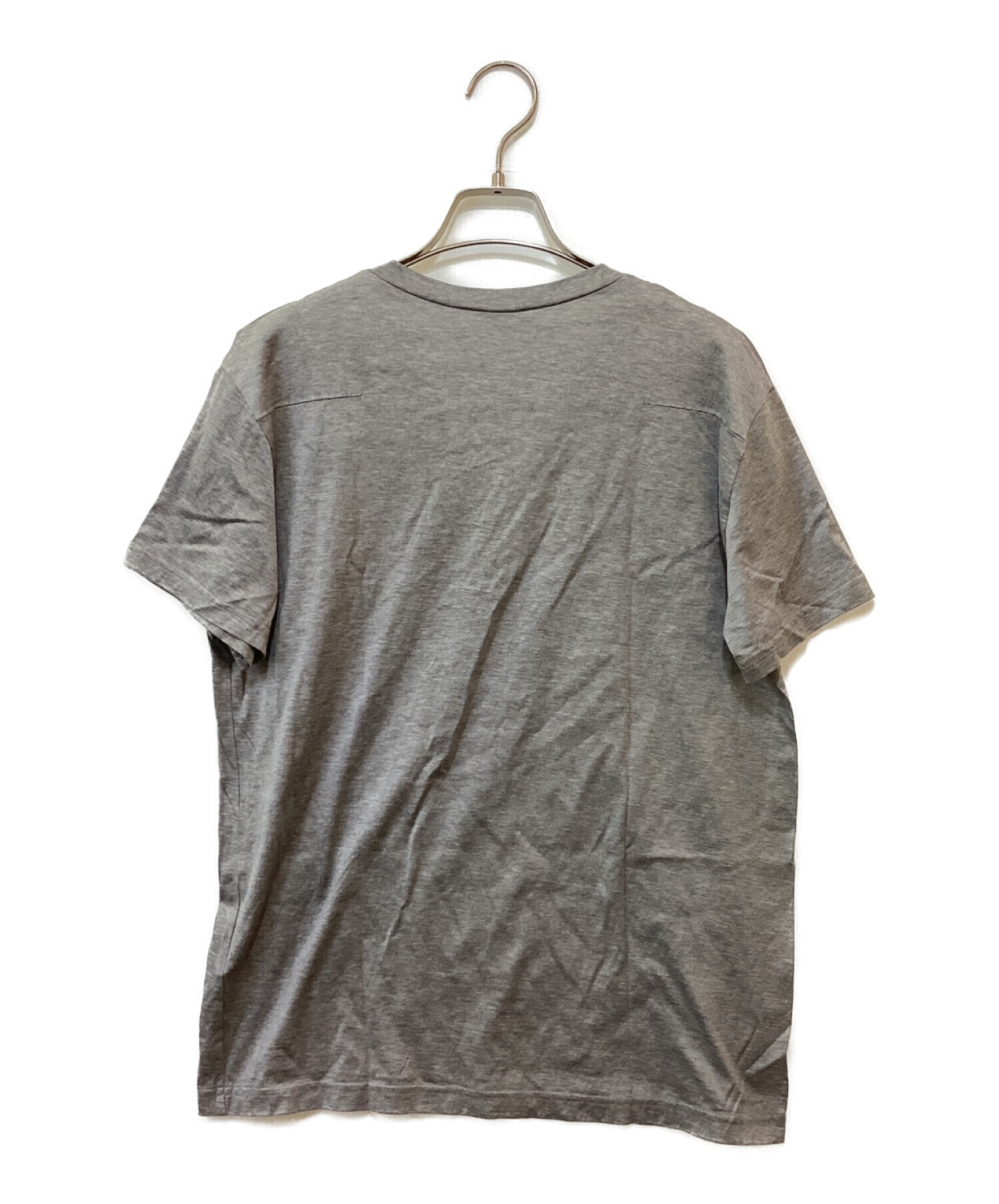 中古・古着通販】Dior (ディオール) VネックTシャツ グレー サイズ:M  